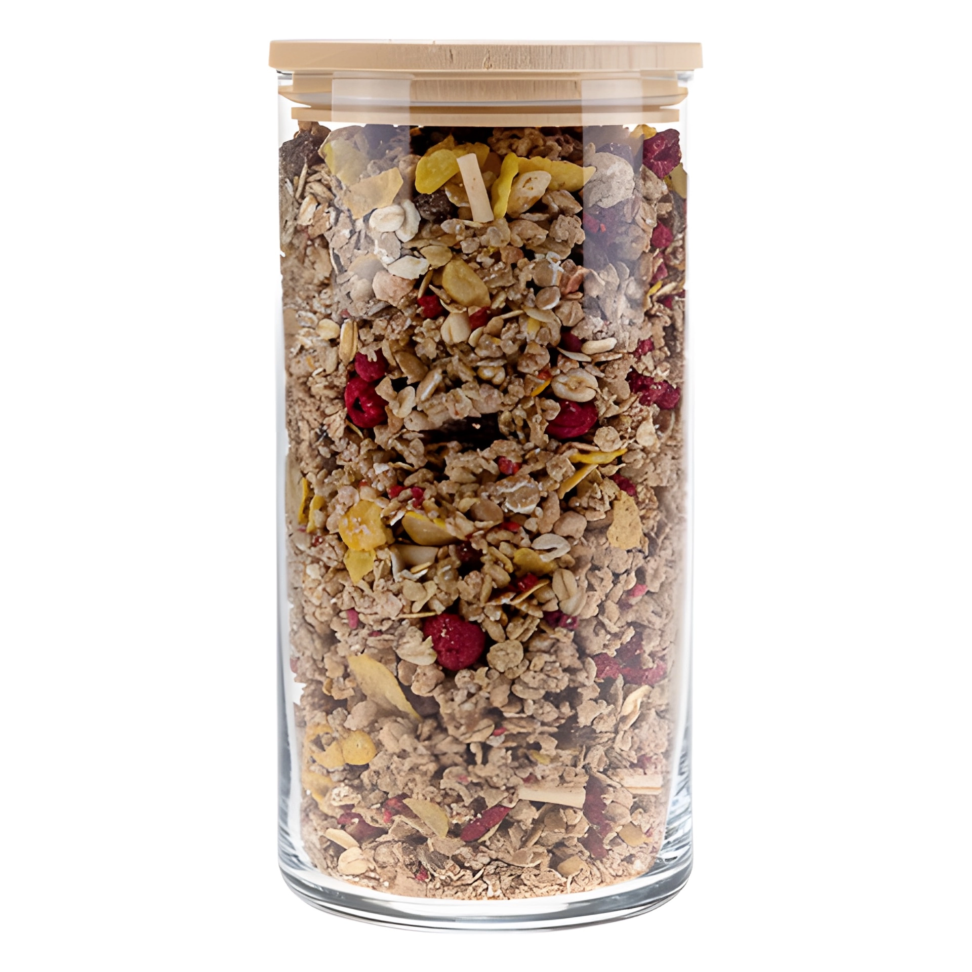 Vorratsglas 'Inga' 1210 ml mit Holzdeckel