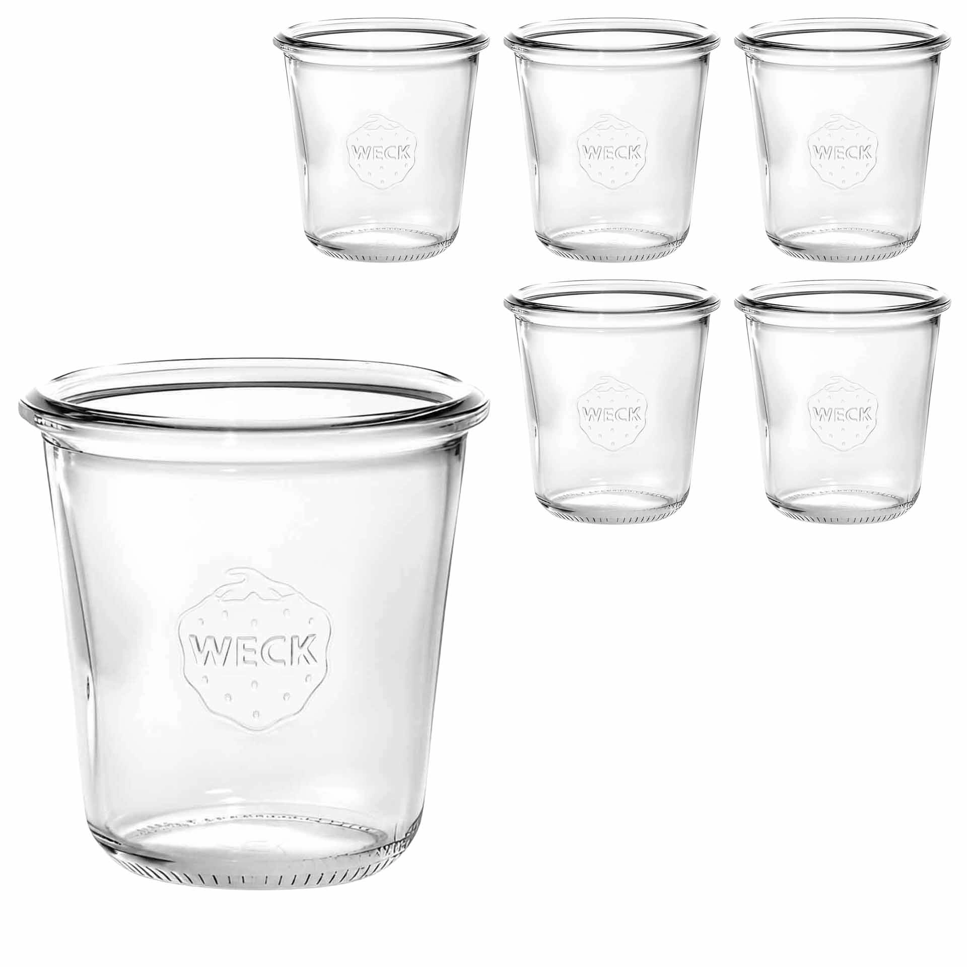 WECK Culinare Sturzglas 240 ml, 6er Karton