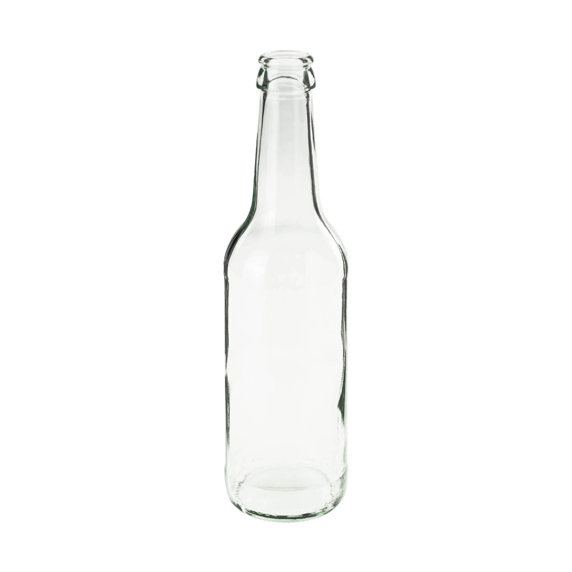 Glasflasche 330 ml weiß mit Kronkorkenmündung