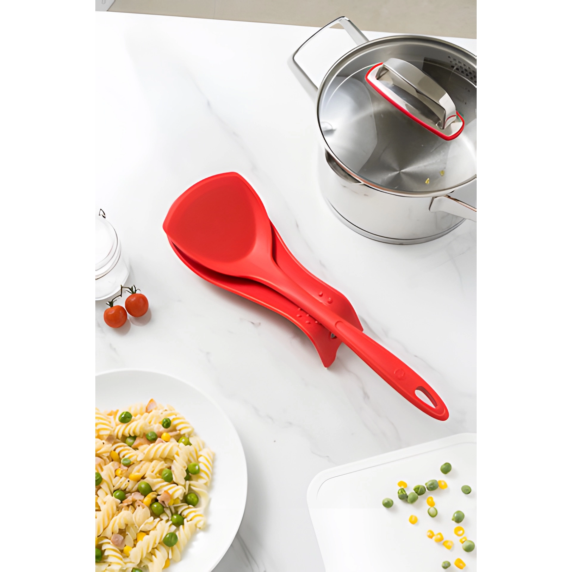 Kochblume Löffelablage rot