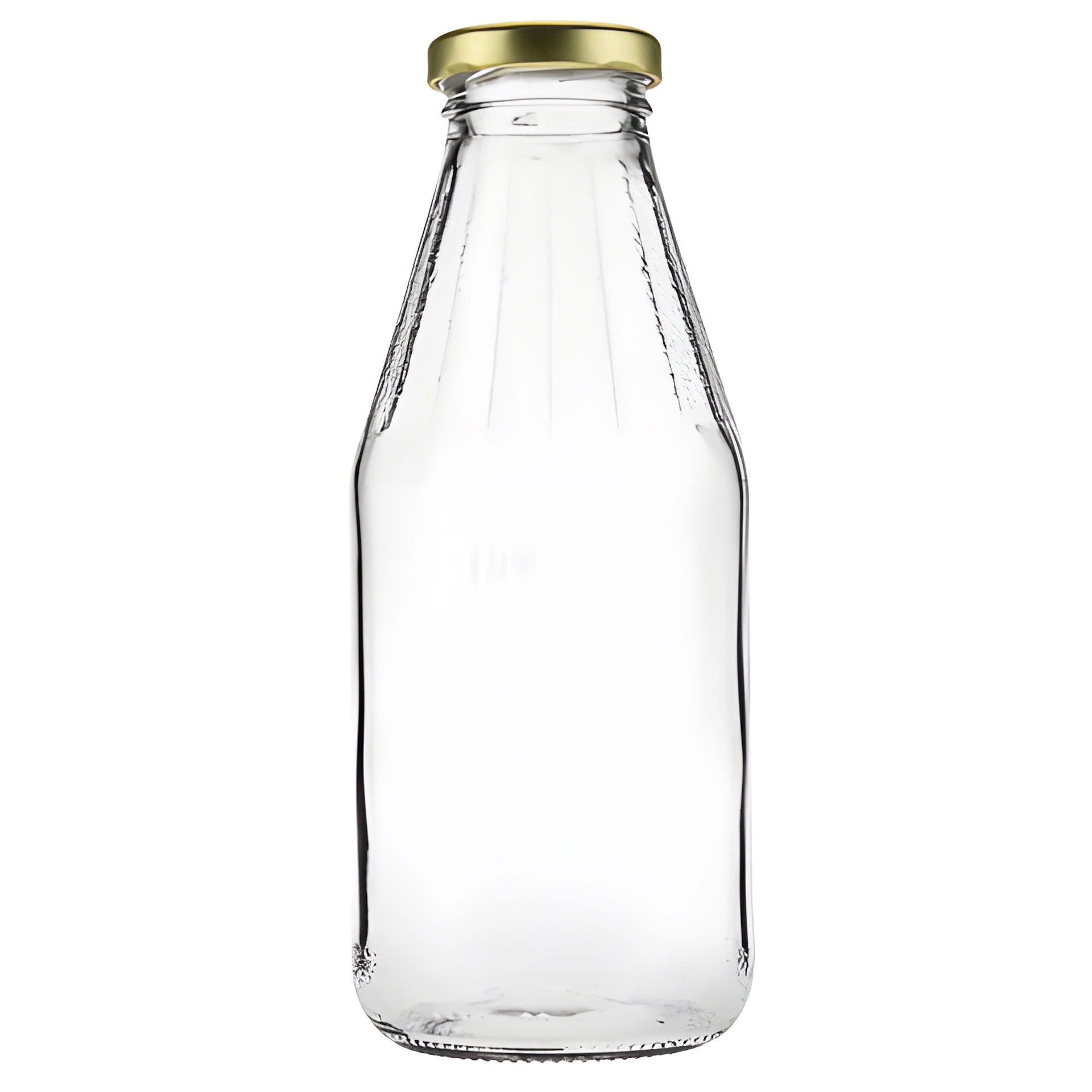 Weithalsflasche  500 ml mit Facetten Typ A