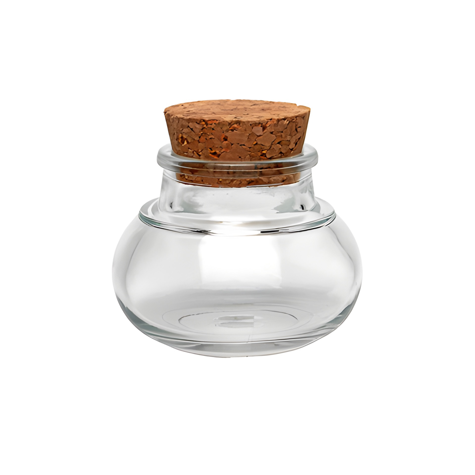 Korkenglas   40 ml bauchig
