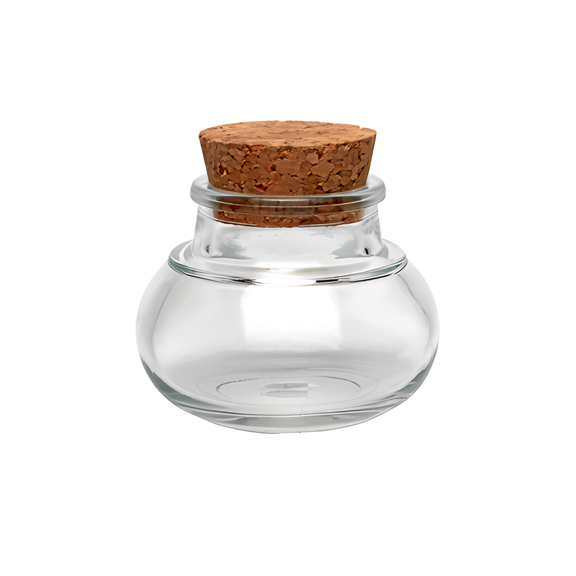 Korkenglas   40 ml bauchig