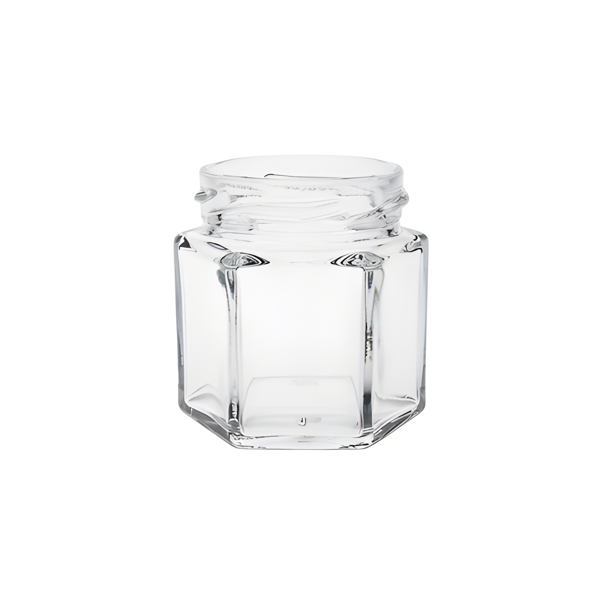 Sechskantglas 47 ml (Karton, 356 Stück)