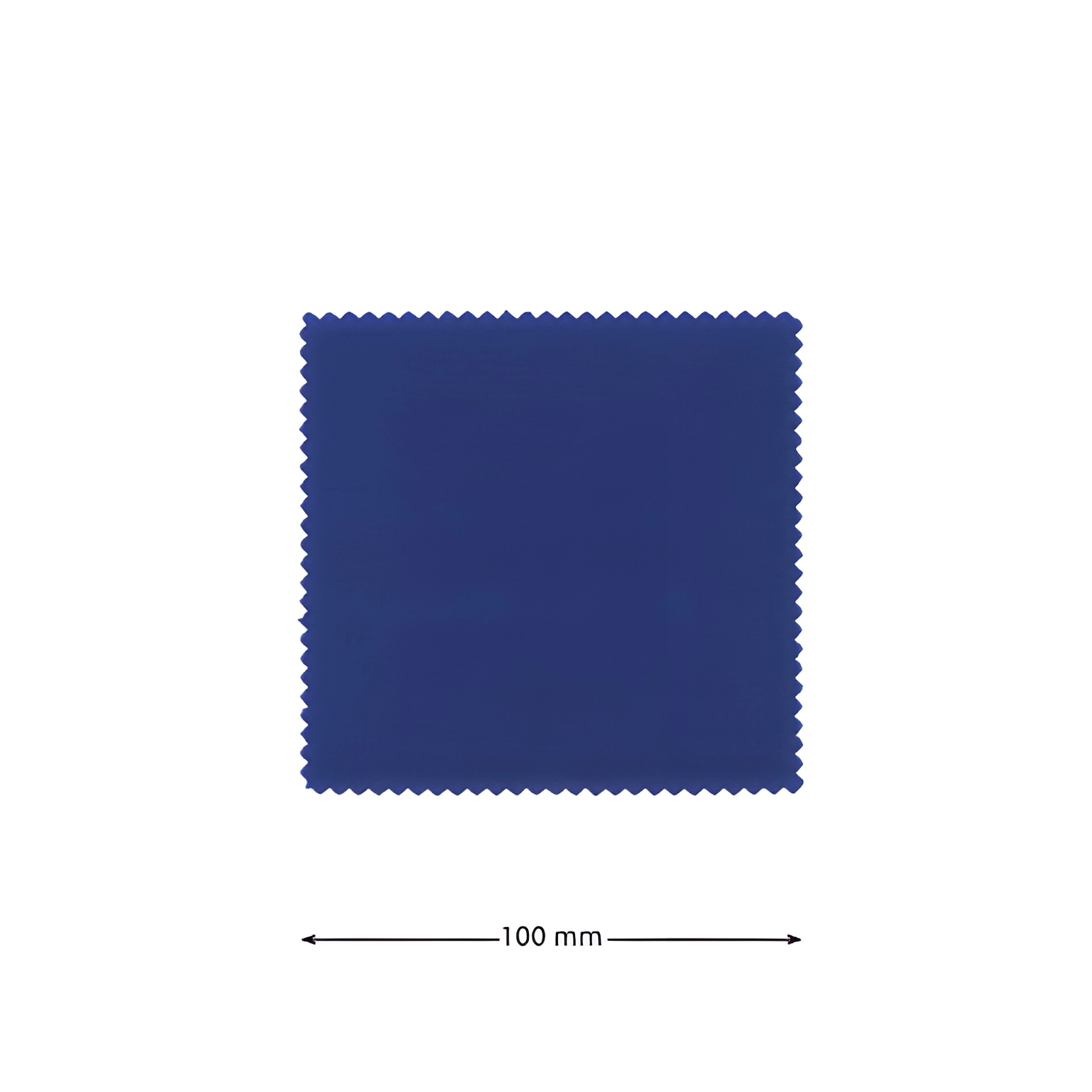 Deckchen 100 mm blau