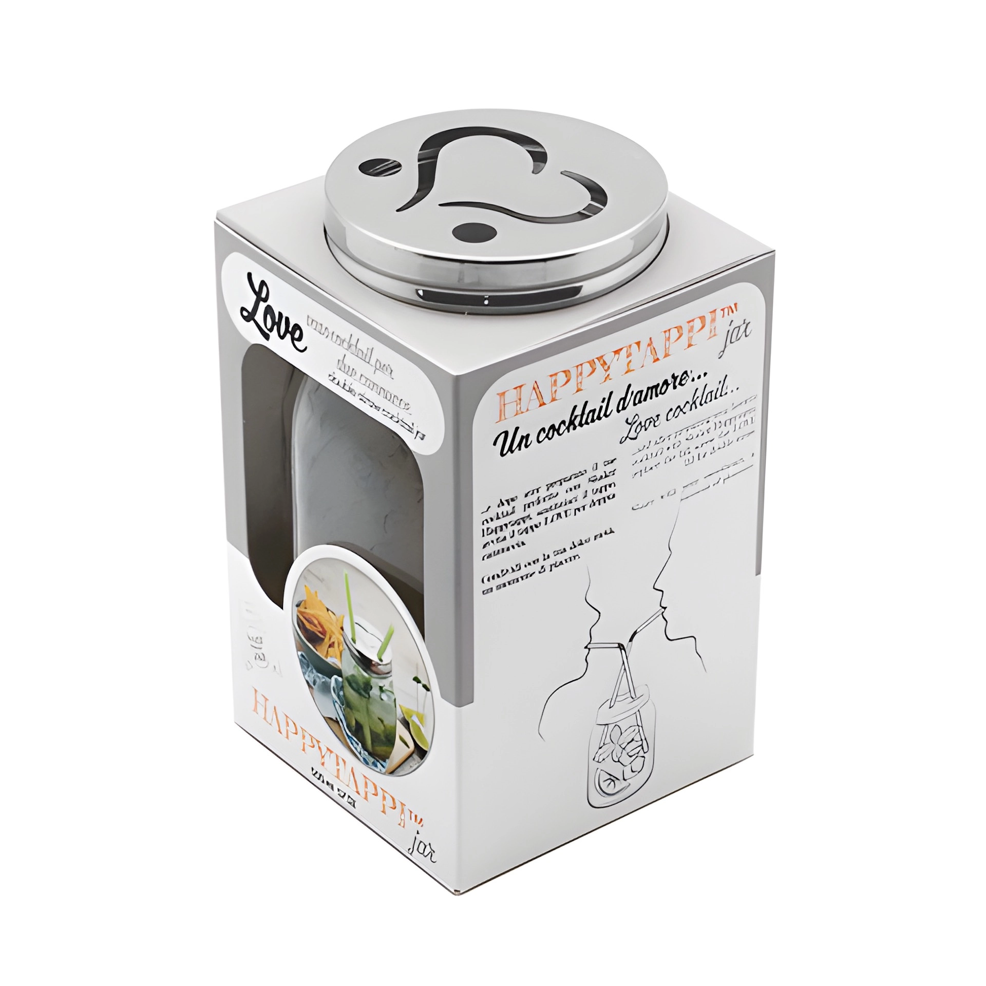HappyTappi CT 70 Glas 'Liebe' 500 ml
