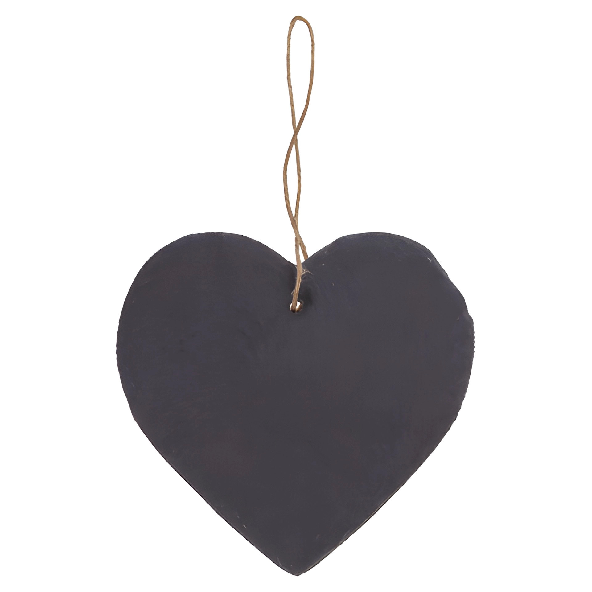 Anhänger 'Herz' aus Schiefer 15 cm (Karton, 48 Stück)
