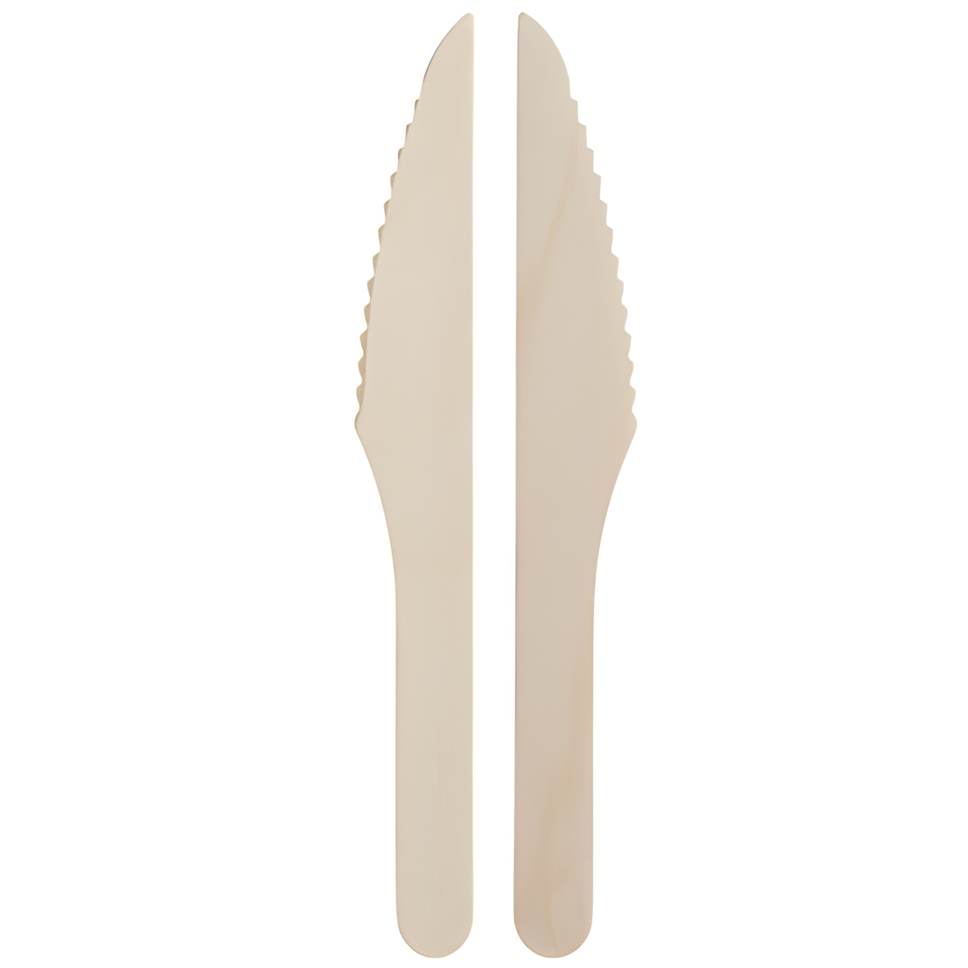 Messer aus Bambus, 12er Pack