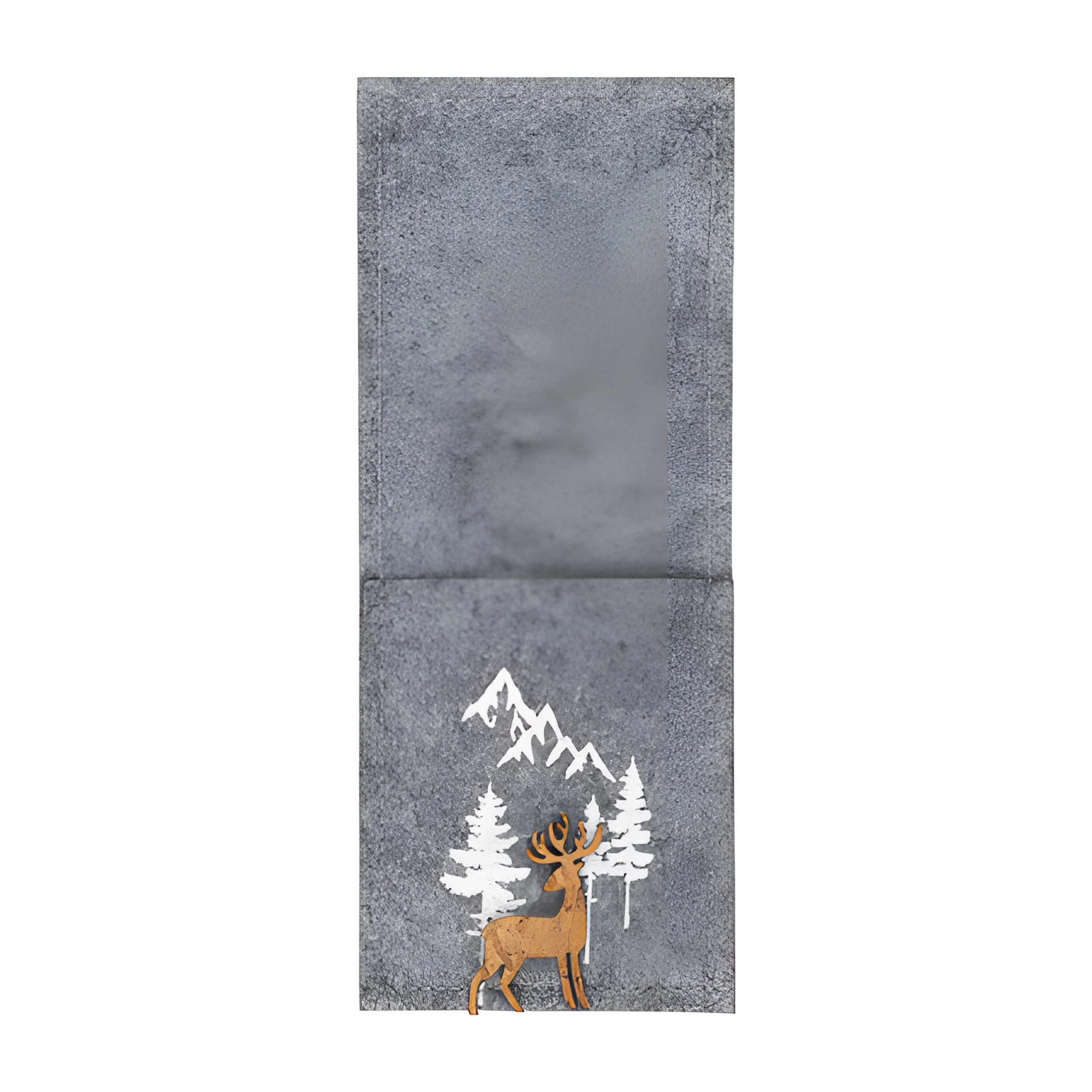 Besteckhalter 'Hirsch' aus Filz, 8 x 20 cm
