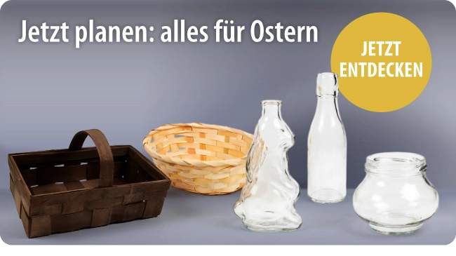 Osterliche Artikel präsentiert