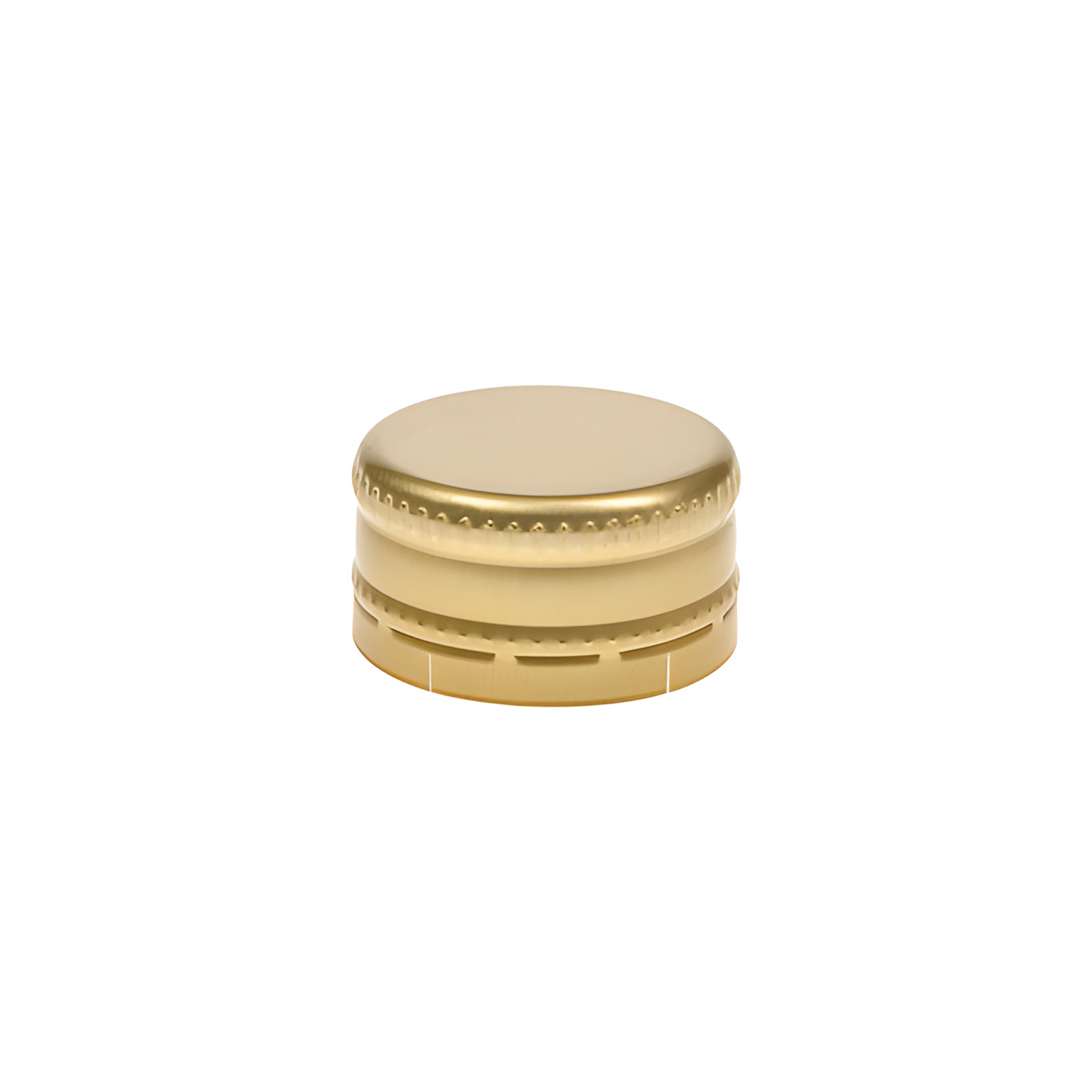 PP 28 gold Aluminium ohne Gewinde mit Originalitätsring