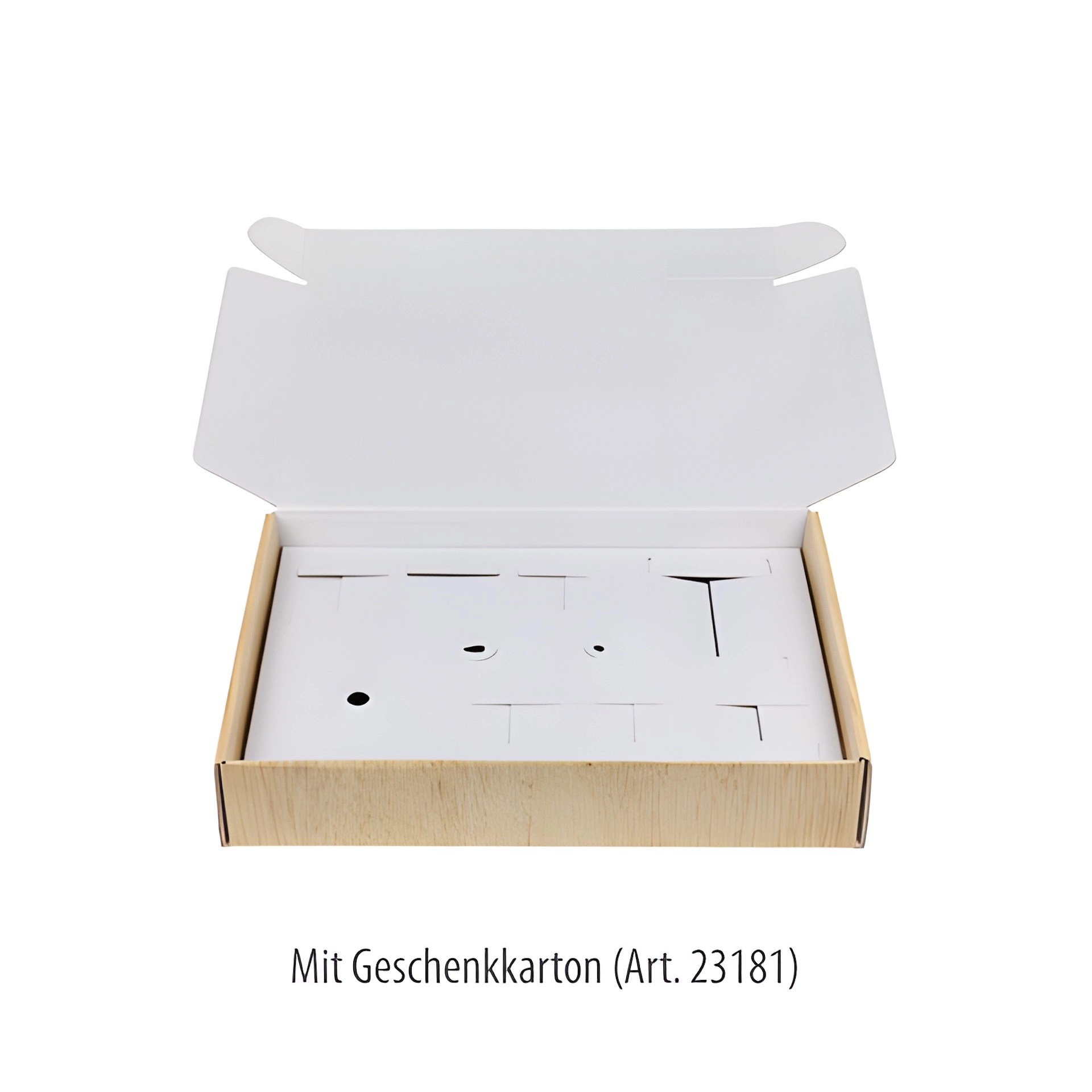 Geschenkkarton Holzdekor Einlage 476 x 350 mm (Palette, 3800 Stück)