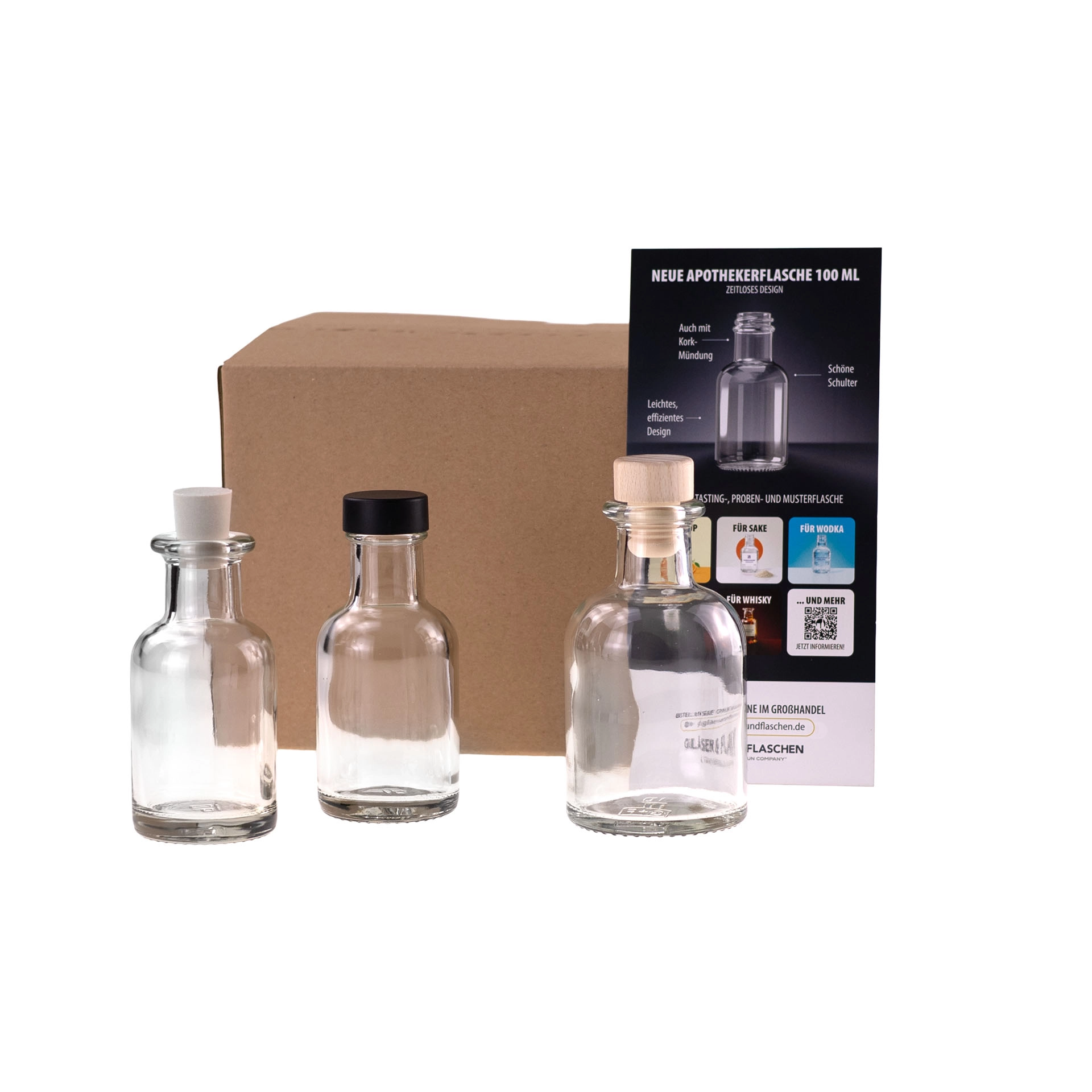 Apothekerflaschen der G+F-Serie (gratis)