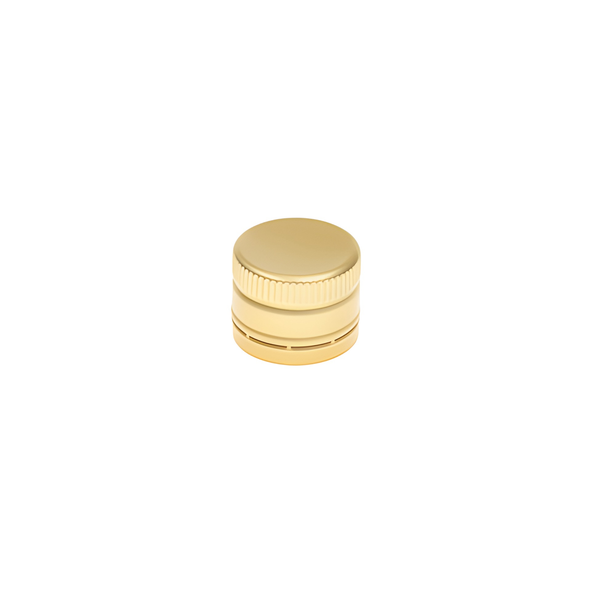 PP 31,5 gold Aluminium mit Ausgießer ohne Gewinde