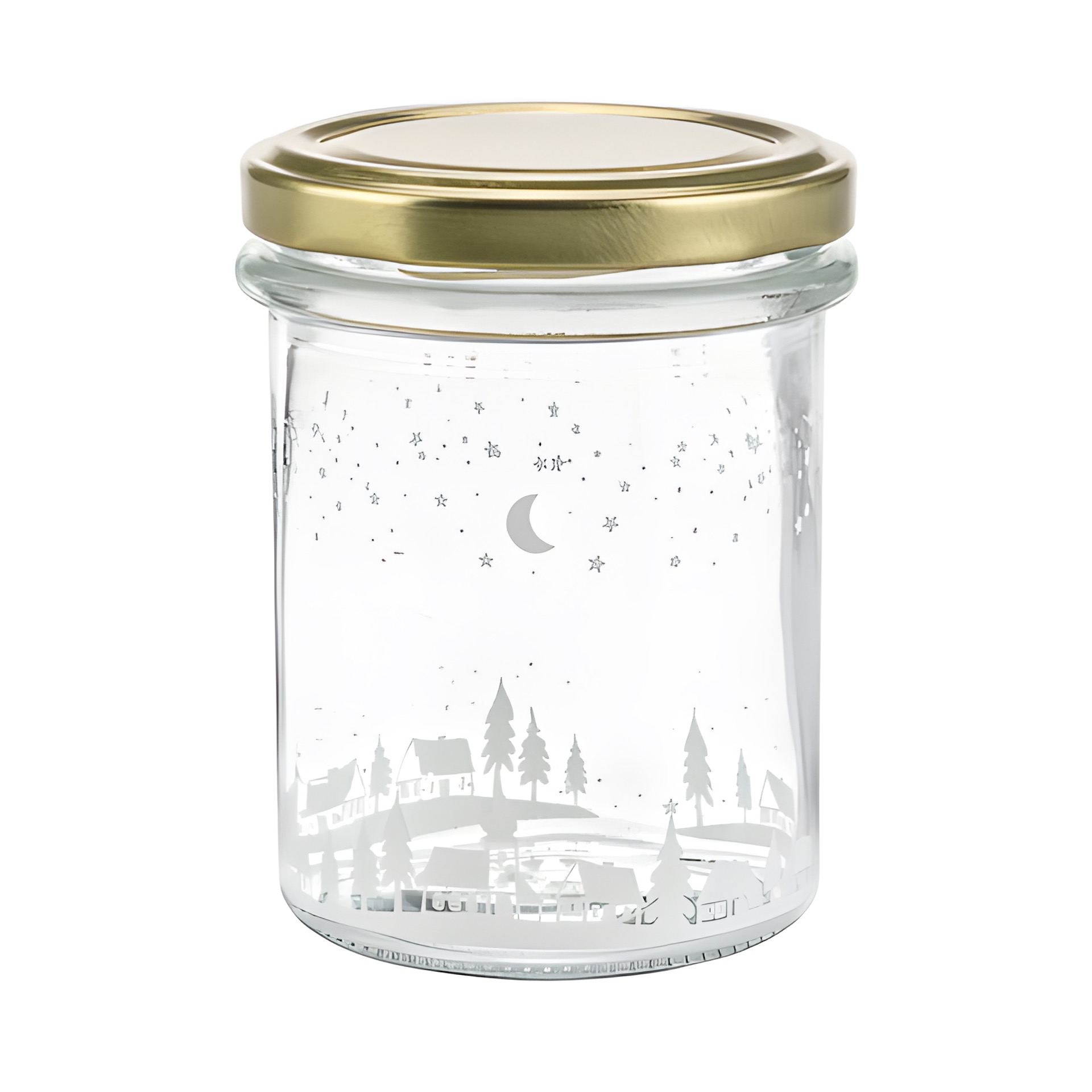 Sturzglas 215 ml 'Winterlandschaft'