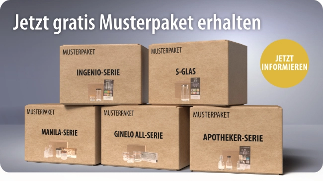 Jetzt gratis Musterpaket erhalten