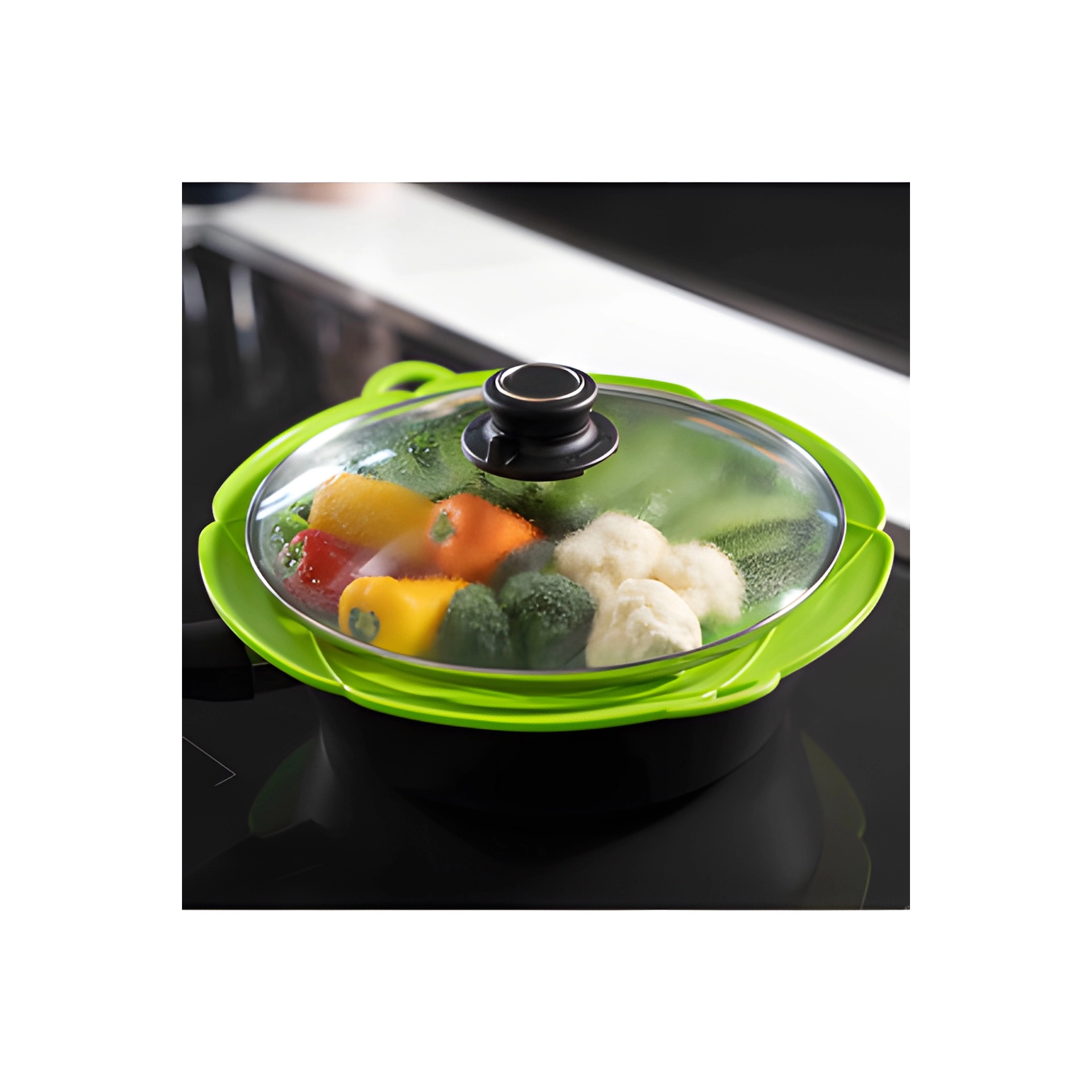 Kochblume Überkochschutz L limette