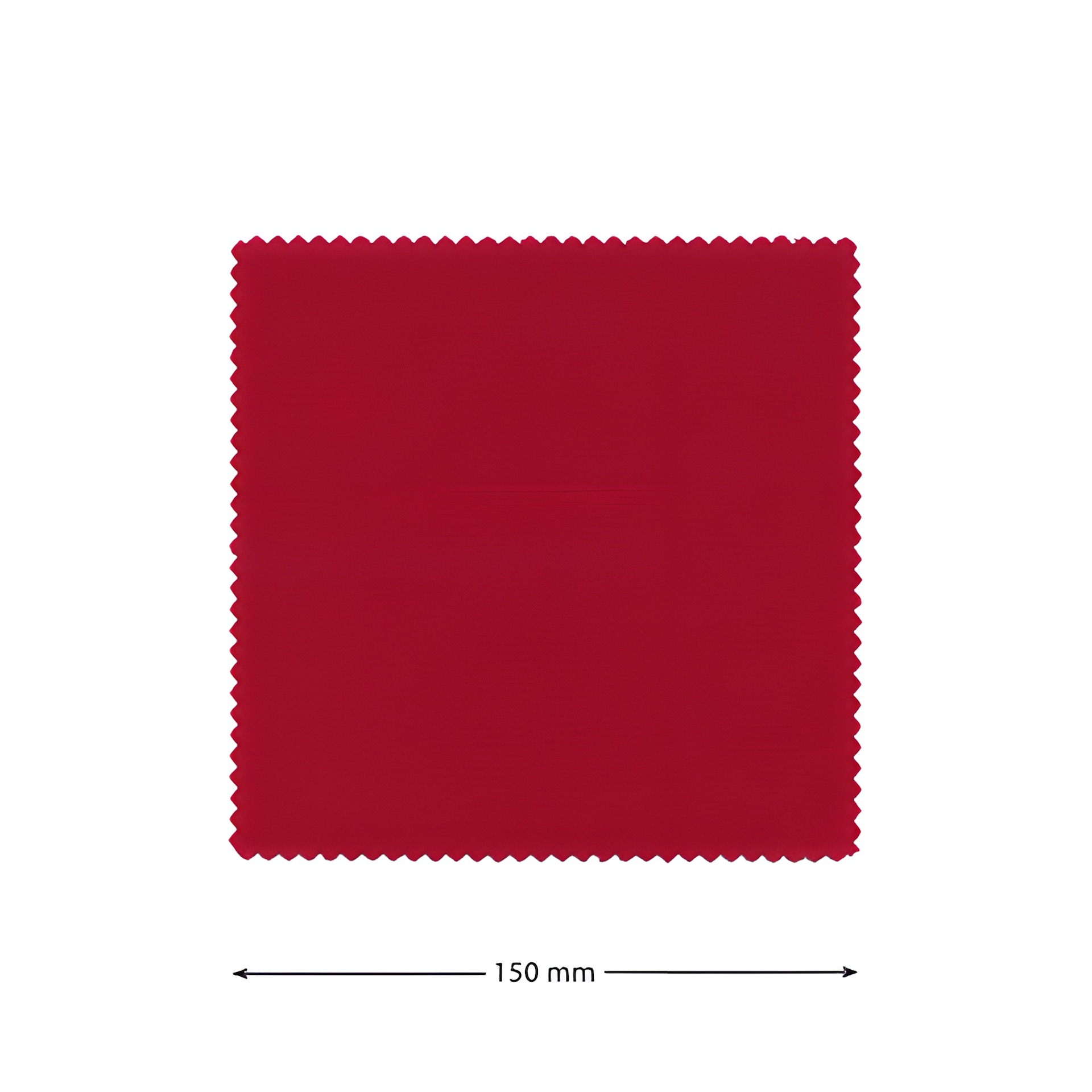 Deckchen 150 mm rot (Beutel, 100 Stück)