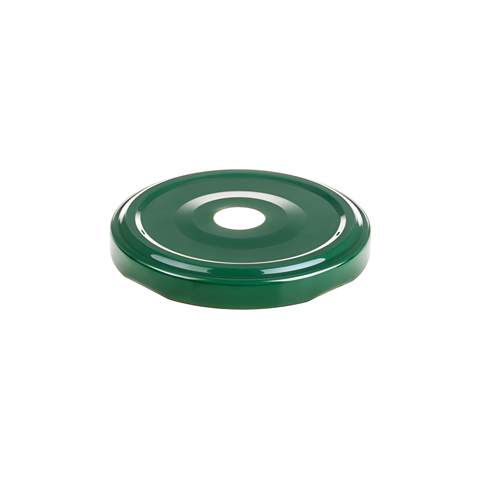 TO 63 Trinkhalmdeckel grün, Loch Ø 13 mm (Beutel, 50 Stück)