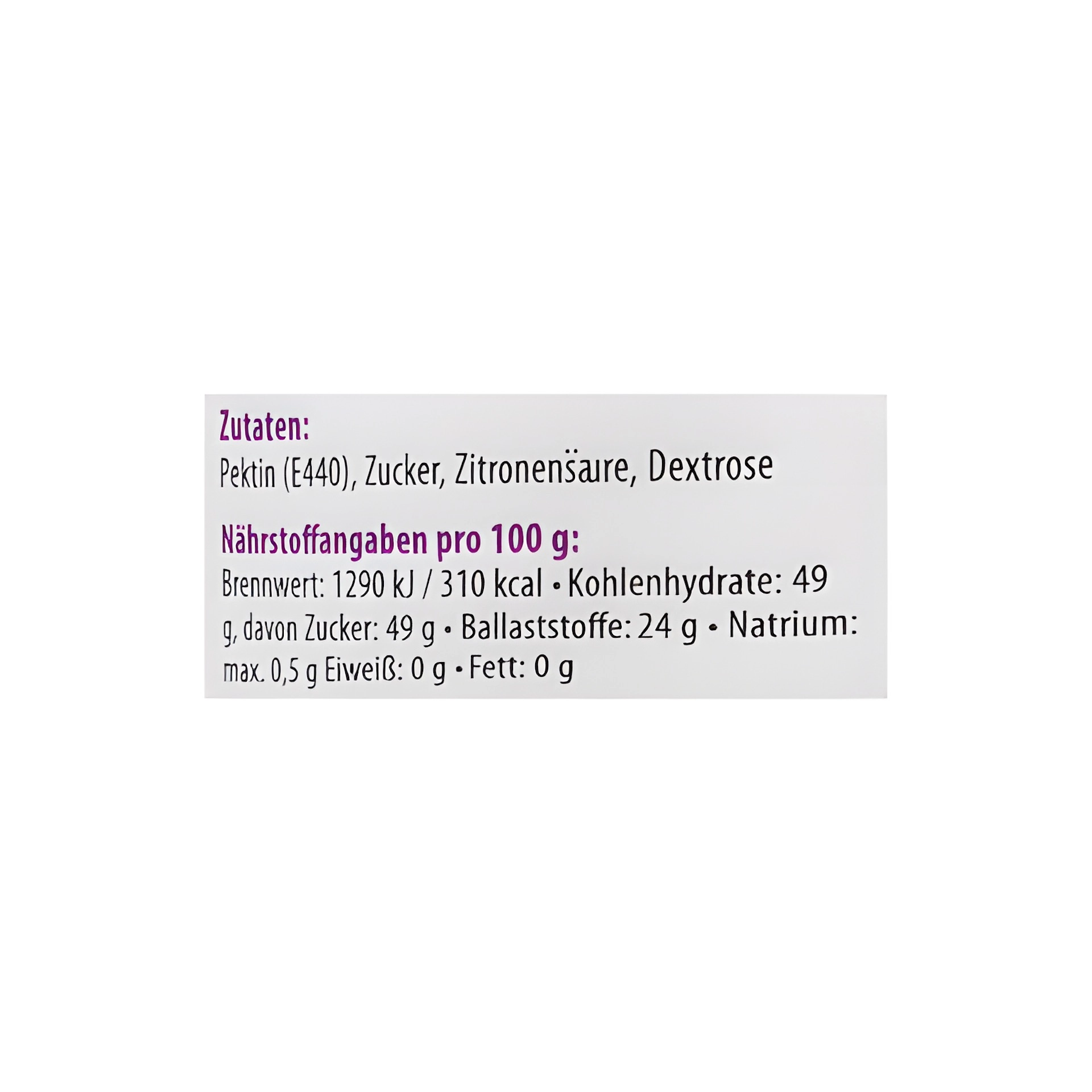 Pektofix Gelierpulver 2:1 / 3:1, 250 g