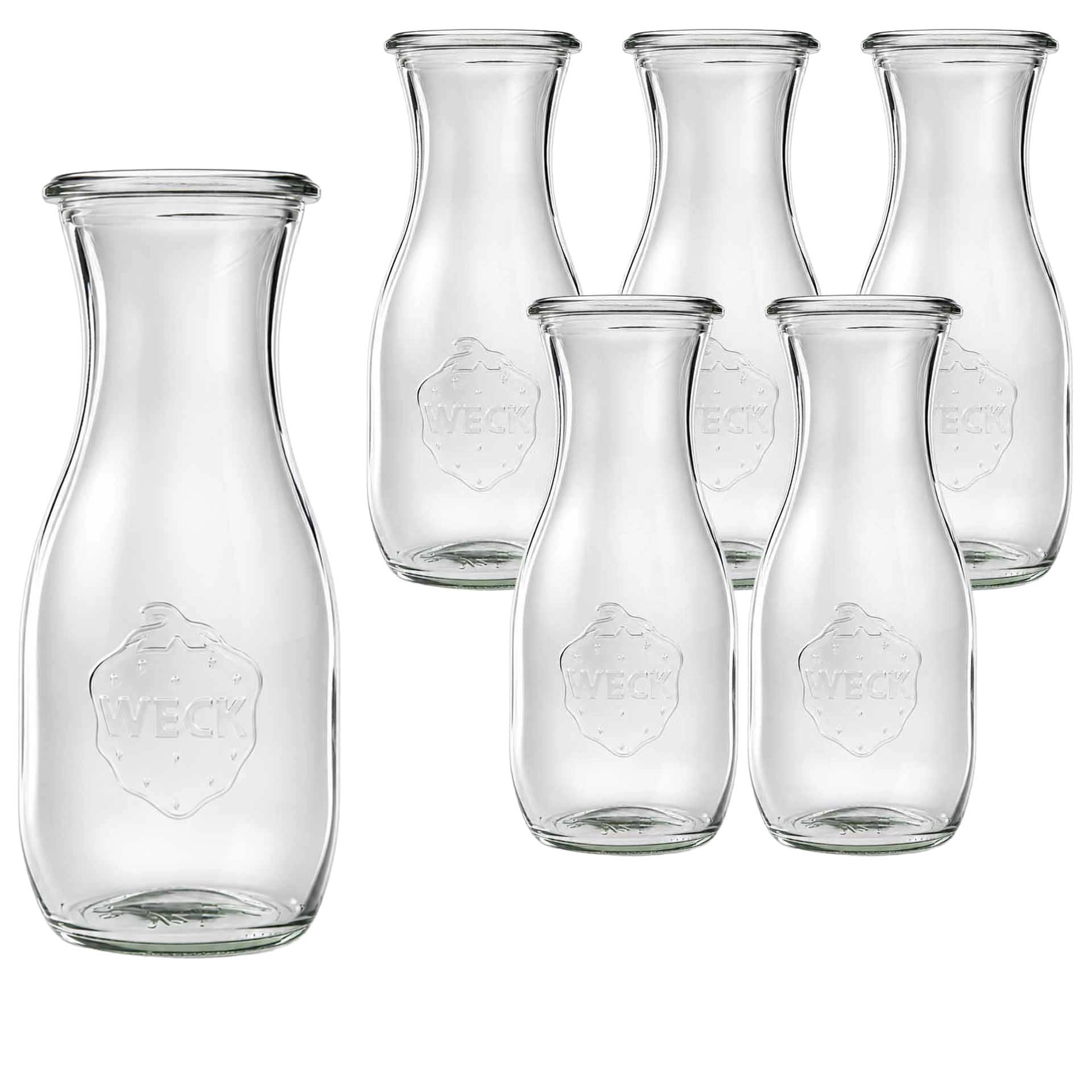 WECK Culinare Glaskaraffe 500 ml, 6er Karton
