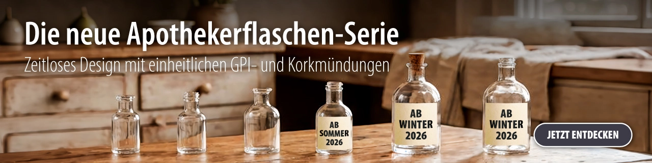 Unsere Apothekerflaschen