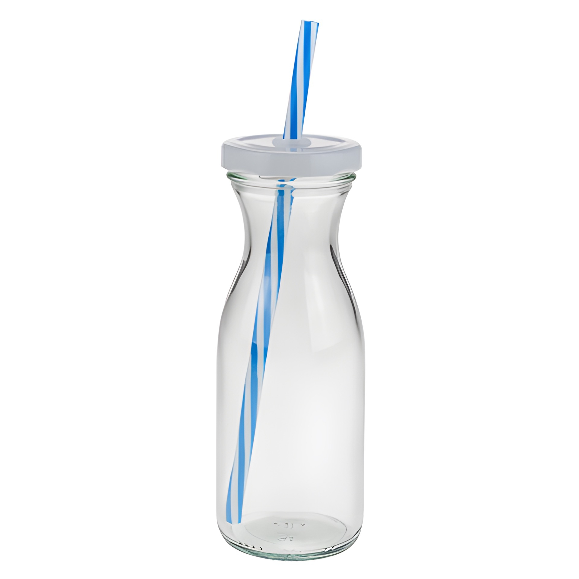 Trinkhalm wiederverwendbar 21 cm, Ø 7,5 mm, mehrfarbig, 24 Stück