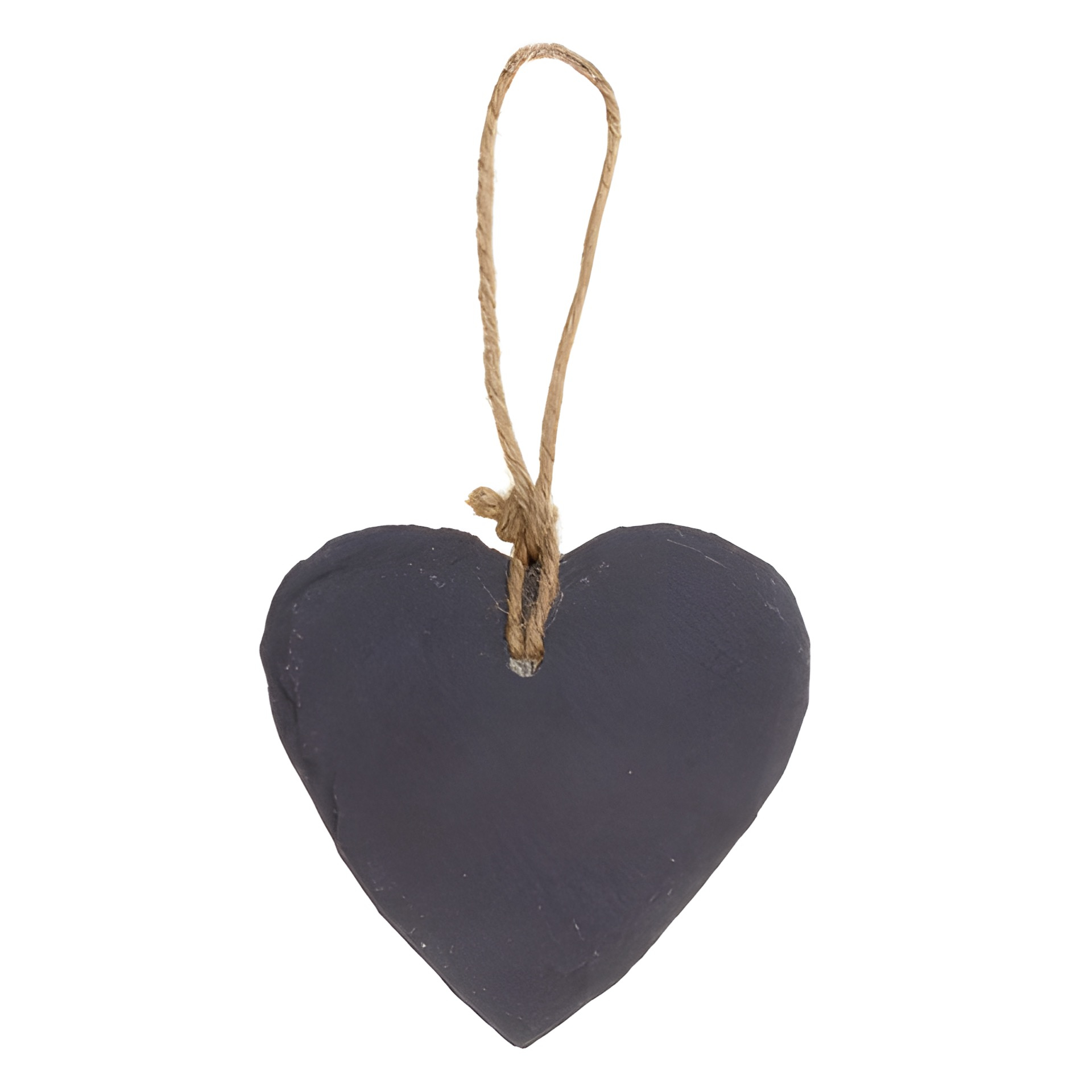 Anhänger 'Herz' aus Schiefer 8 cm (Karton, 30 Stück)