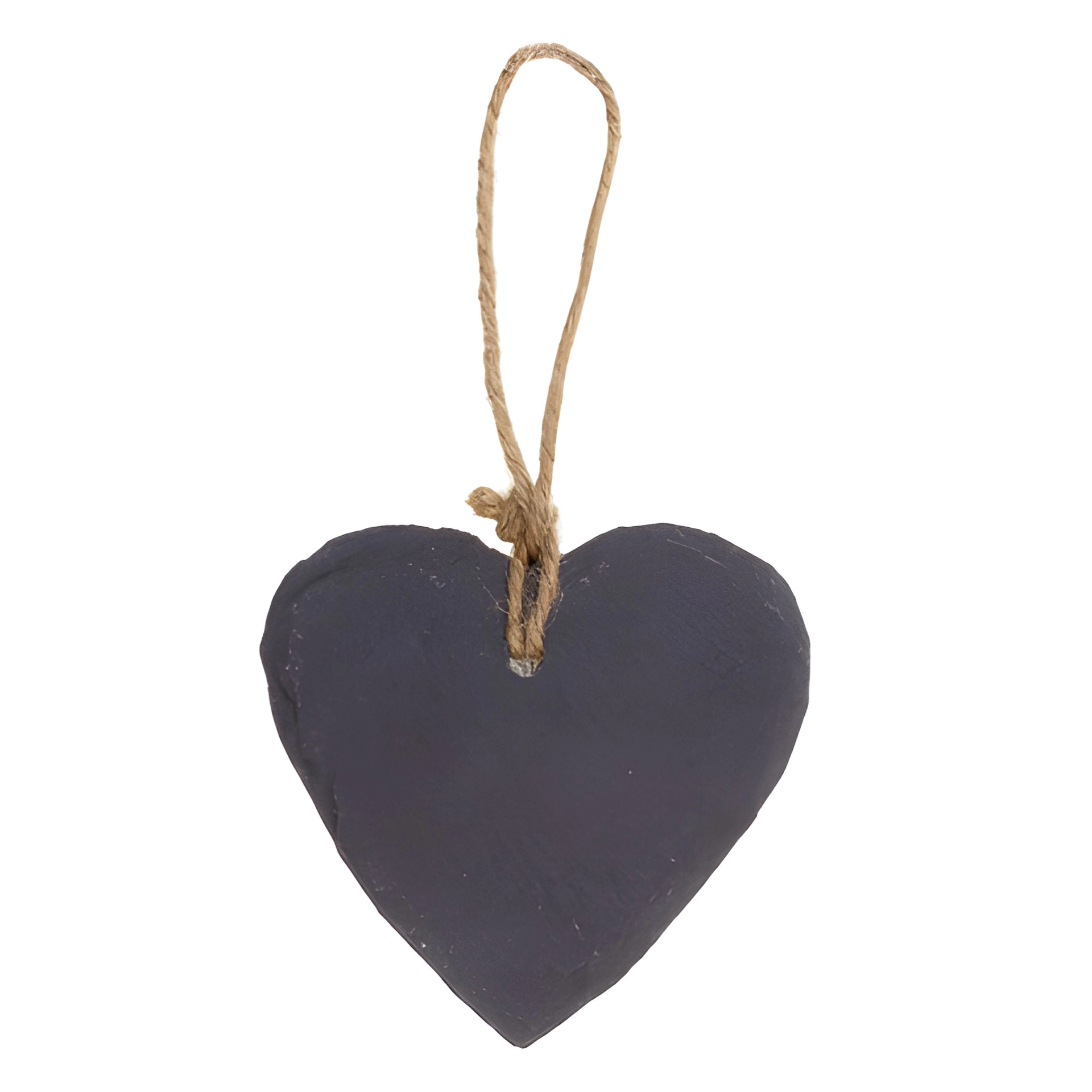 Anhänger 'Herz' aus Schiefer 8 cm (Karton, 30 Stück)