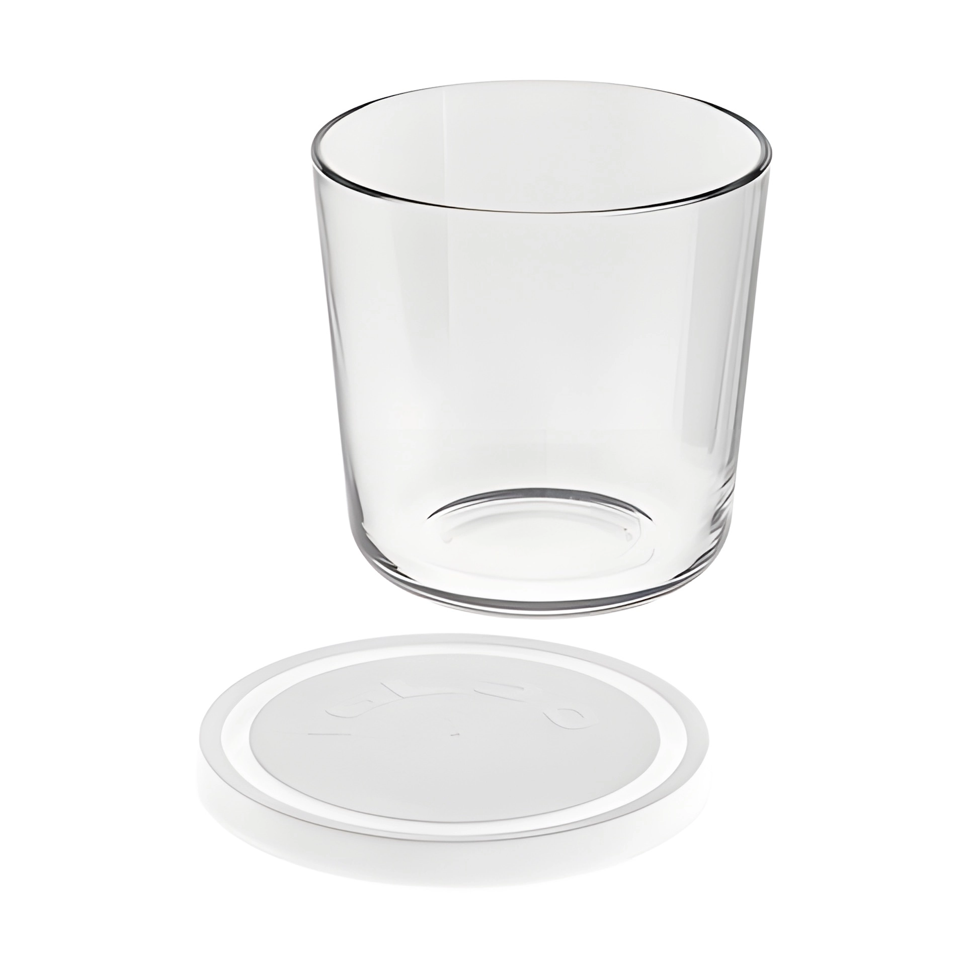 Servierglas 'Igloo' 750 ml mit Deckel, weiß