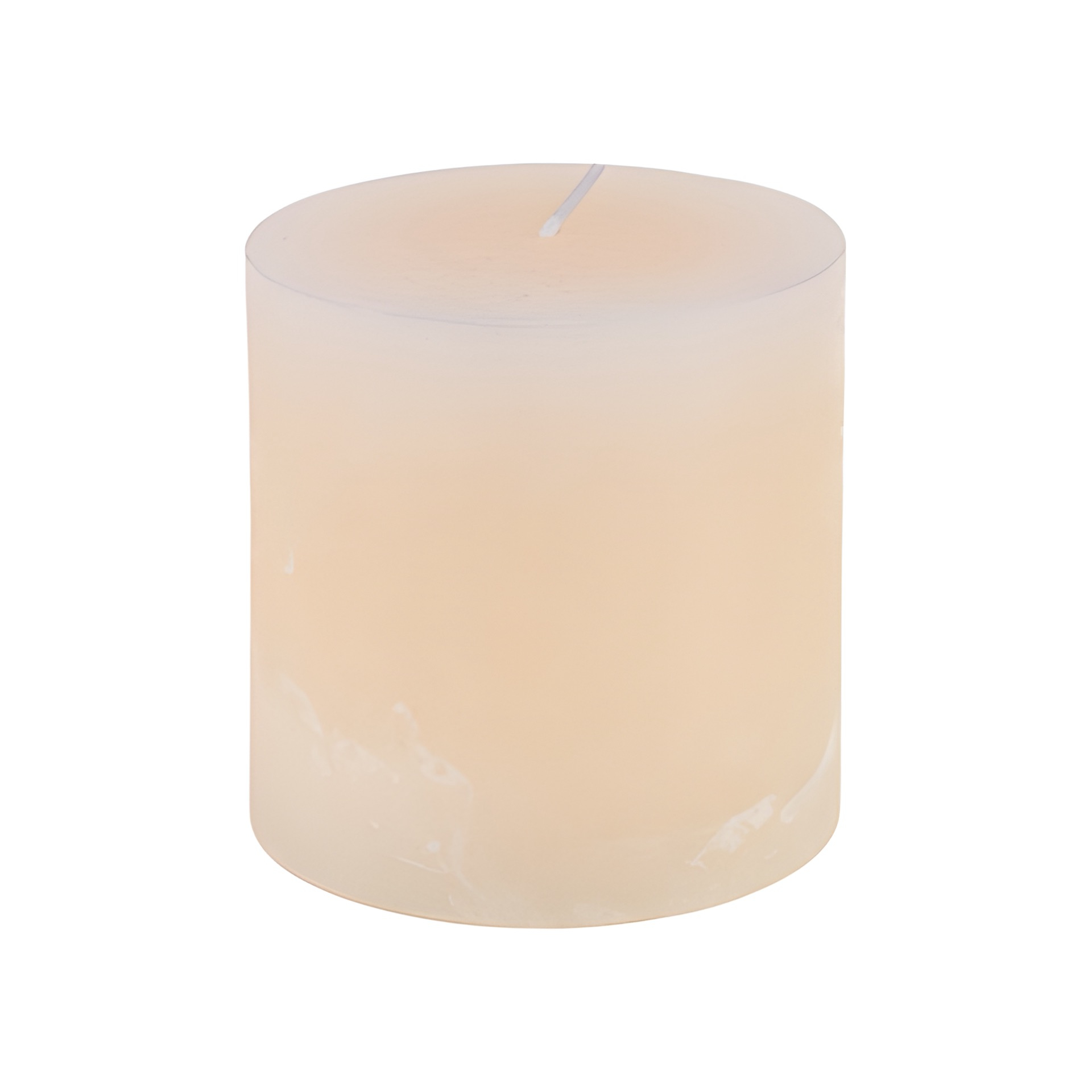 Stumpenkerze 'Rustik' Ø 9 cm, creme