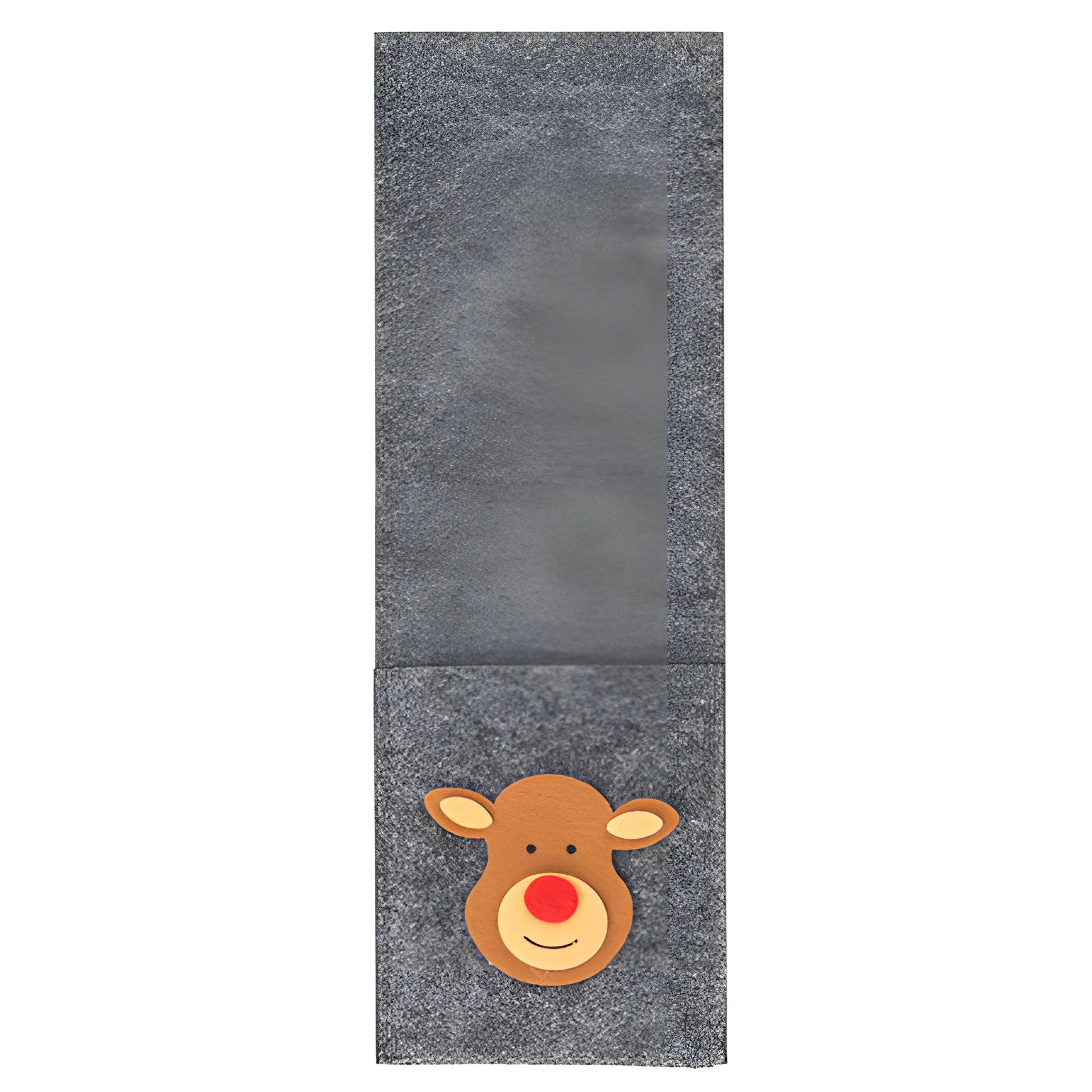 Besteckhalter 'Rentier' aus Filz, 9 x 26 cm