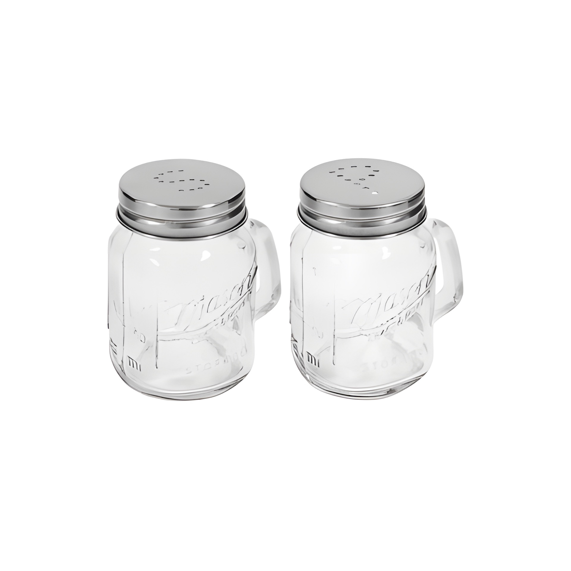 Salz- und Pfefferstreuer 'Henkelglas' 120 ml, 2er Set