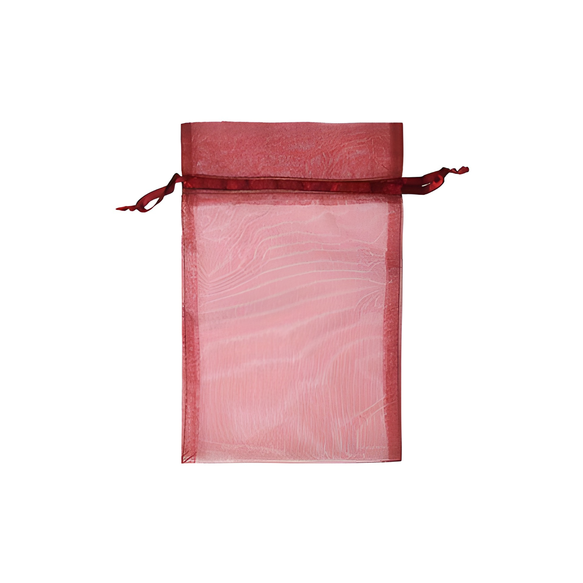 Chiffonbeutel 15 x 24 cm, weinrot, 3 Stück