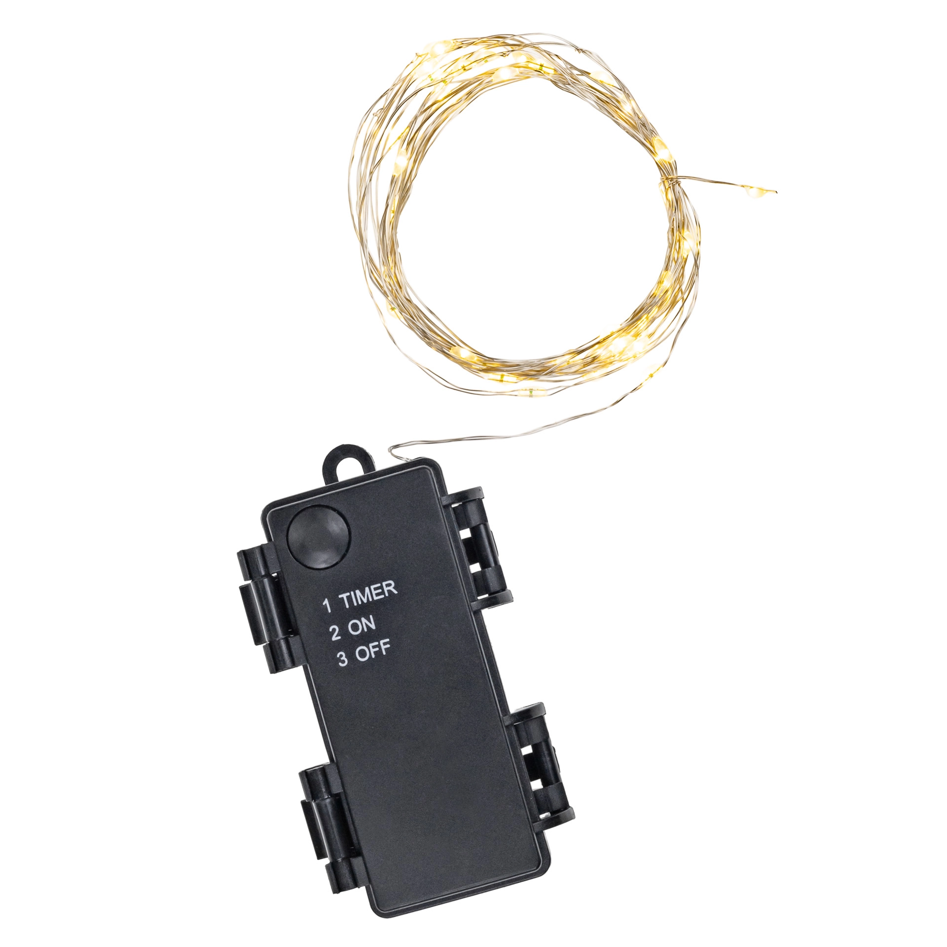 Lichterkette Outdoor mit 40 LEDs, warmweiß mit Timer