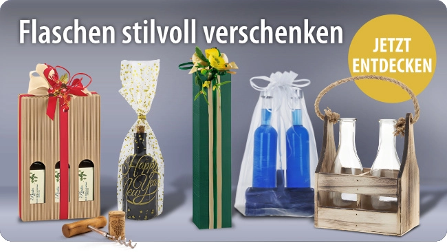 Schöne Flaschenverpackungen entdecken!