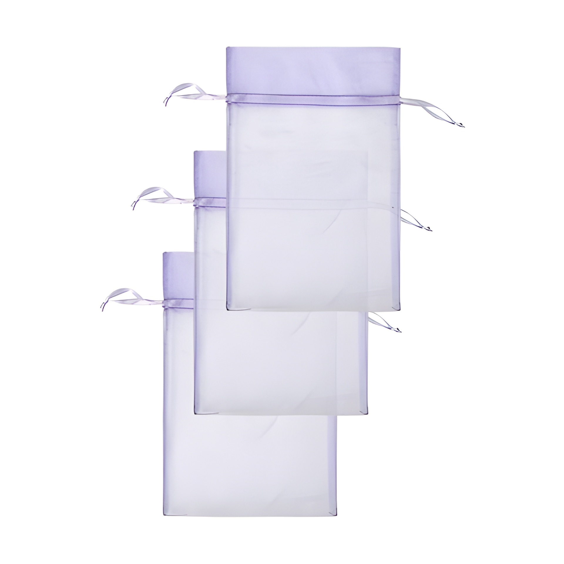 Chiffonbeutel 15 x 24 cm, flieder, 3 Stück