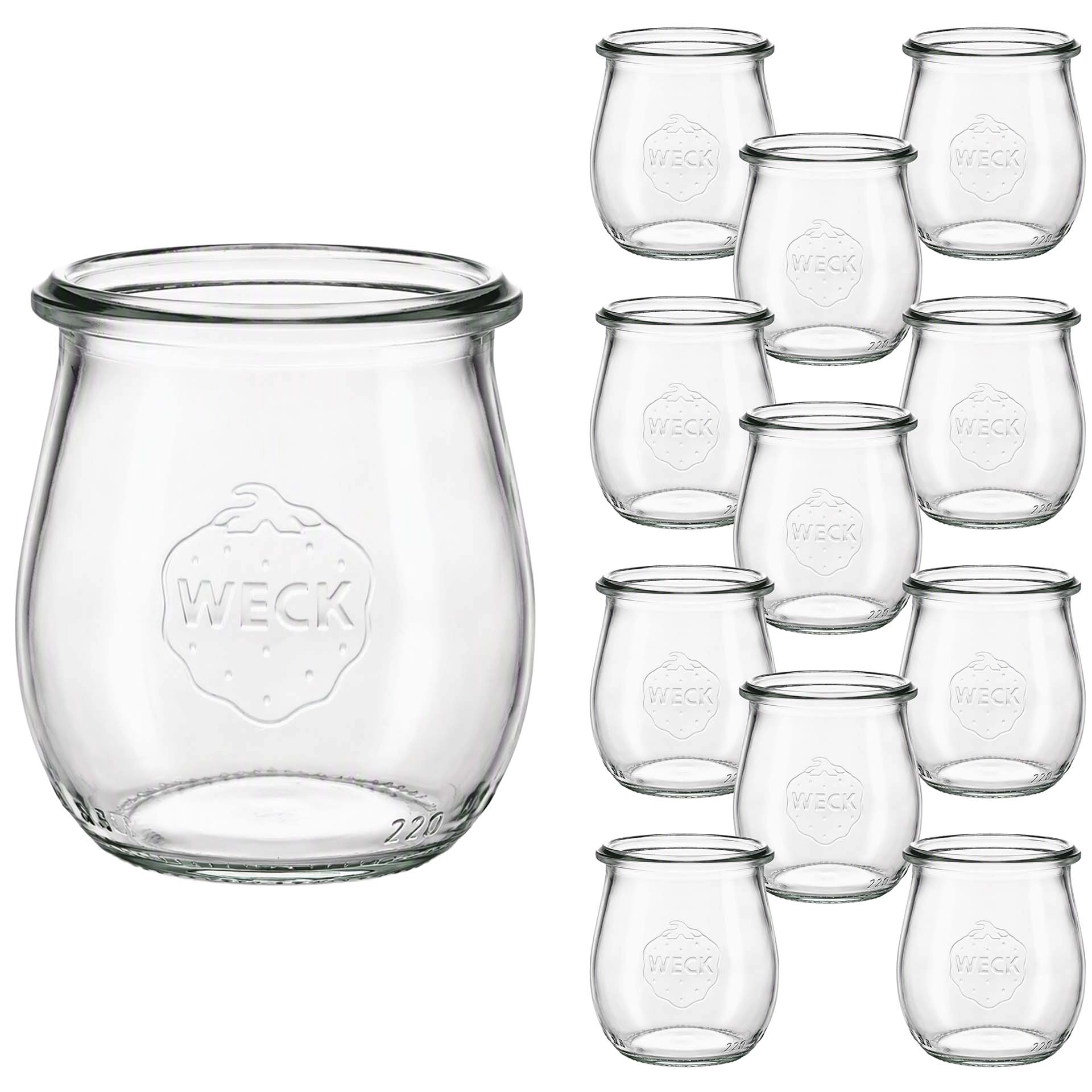 WECK Culinare Tulpenglas 200 ml, 12er Karton