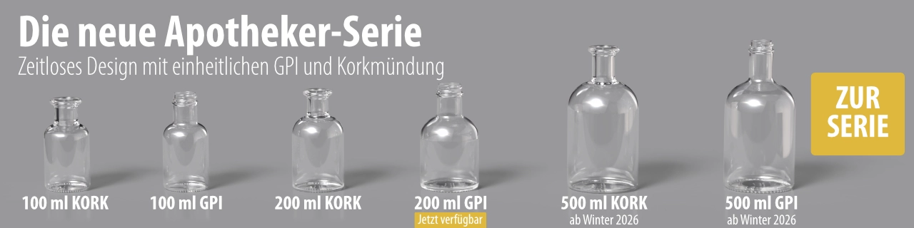 Unsere Apothekerflaschen