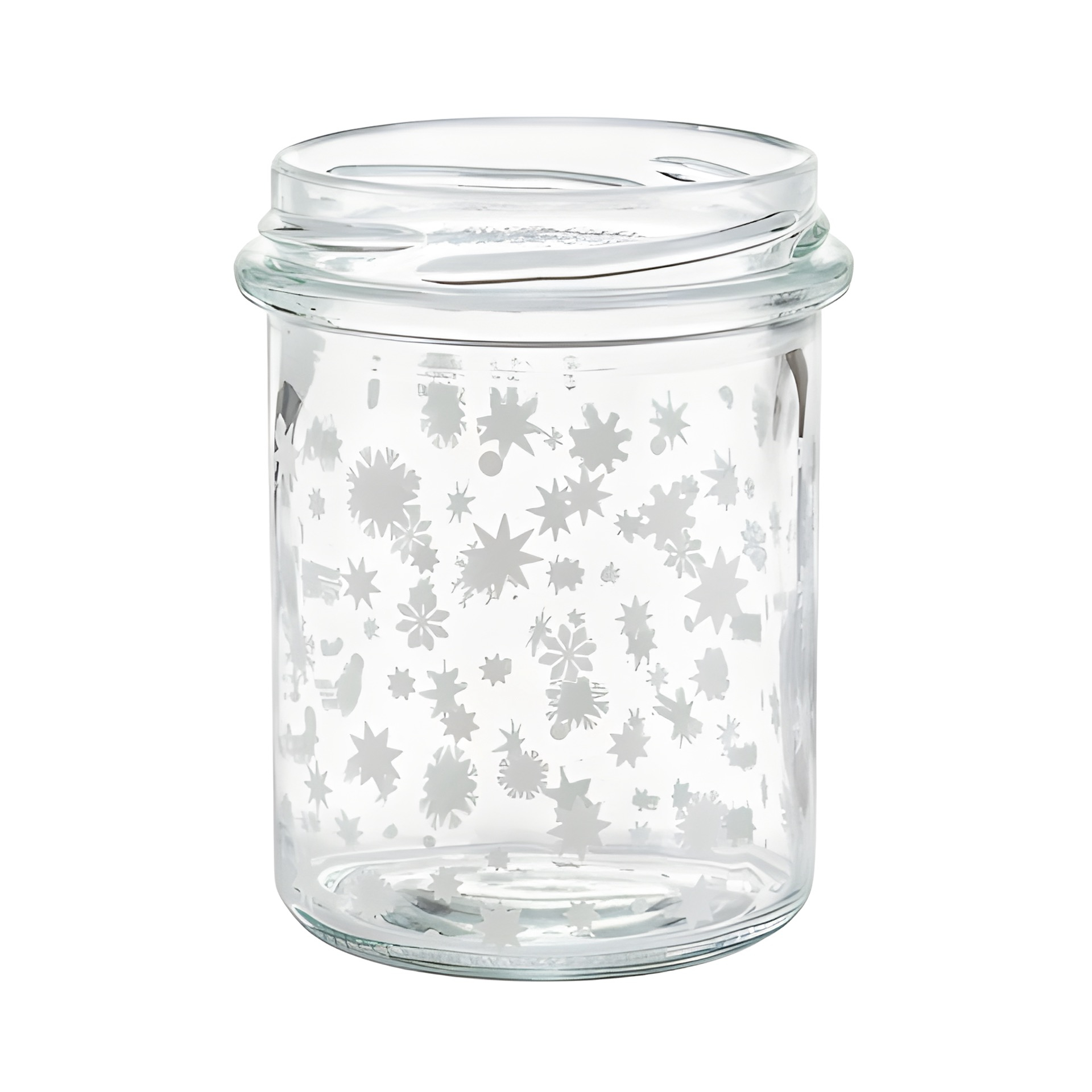 Sturzglas 215 ml 'Sterne' (Karton, 128 Stück)