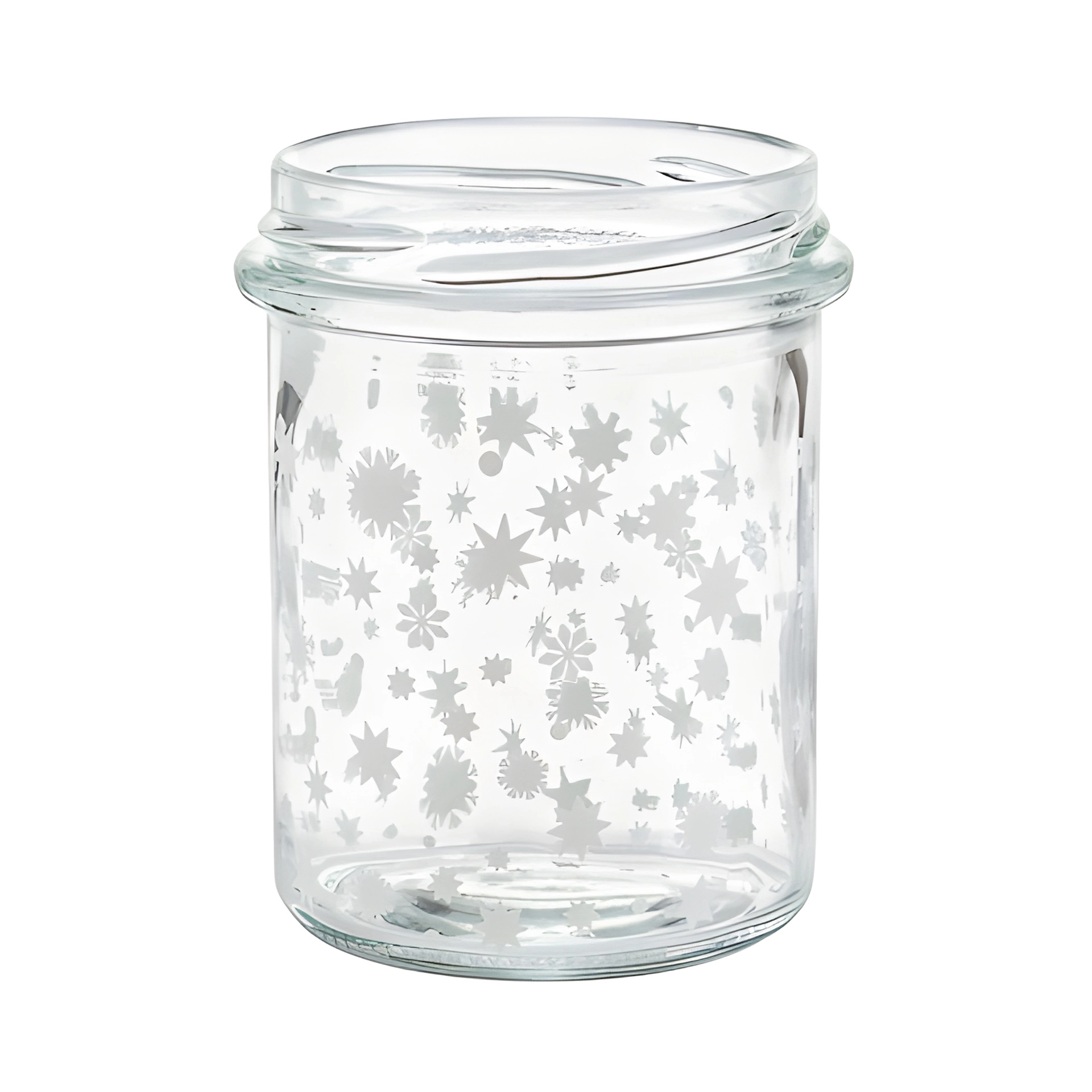 Sturzglas 215 ml 'Sterne' (Karton, 128 Stück)