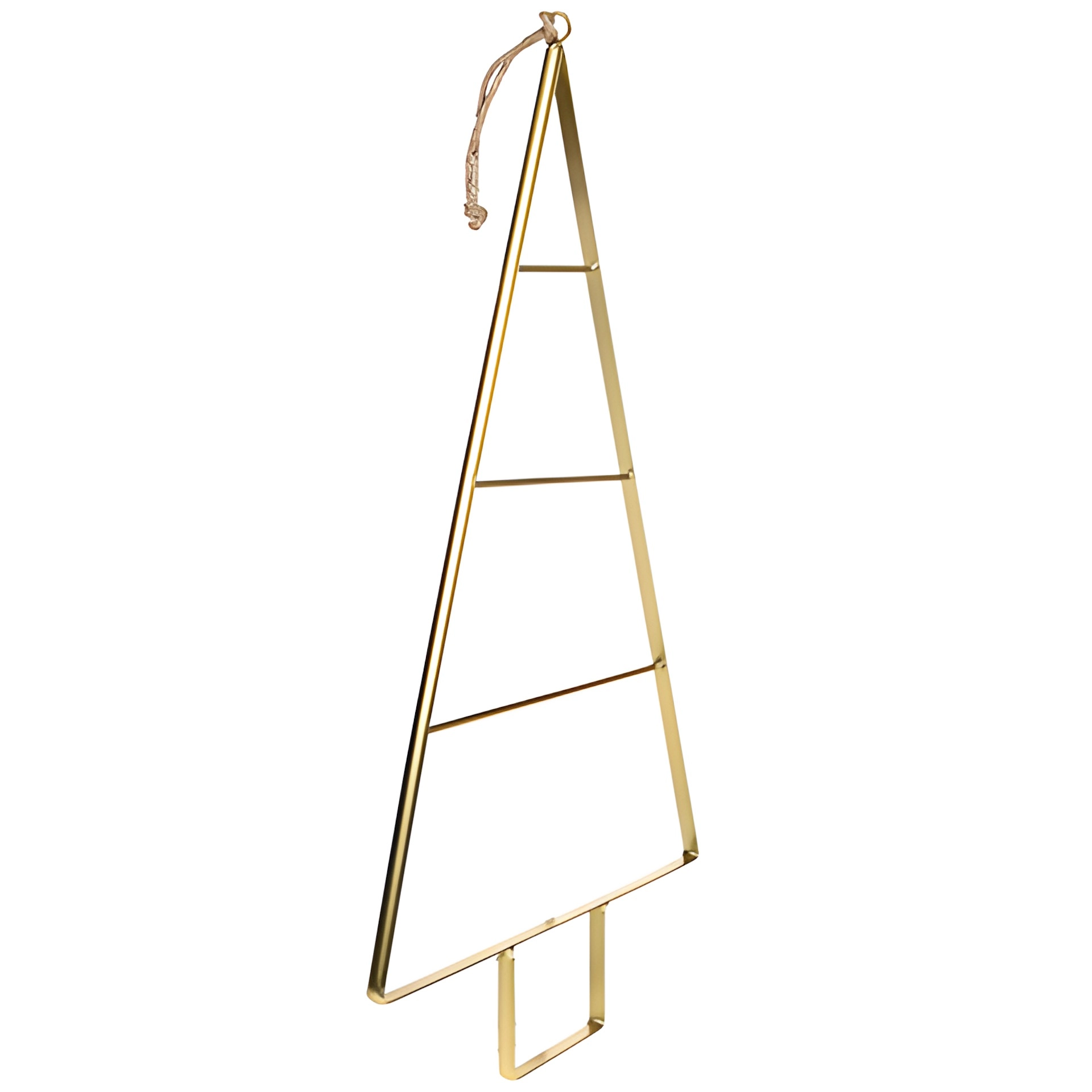 Metall-Anhänger 'Tannenbaum' gold, 27 x 45 cm
