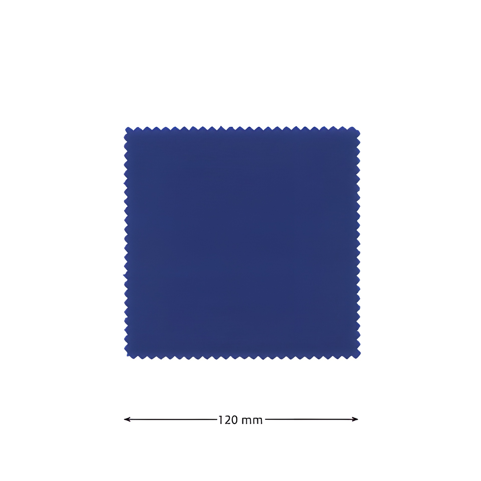 Deckchen 120 mm blau