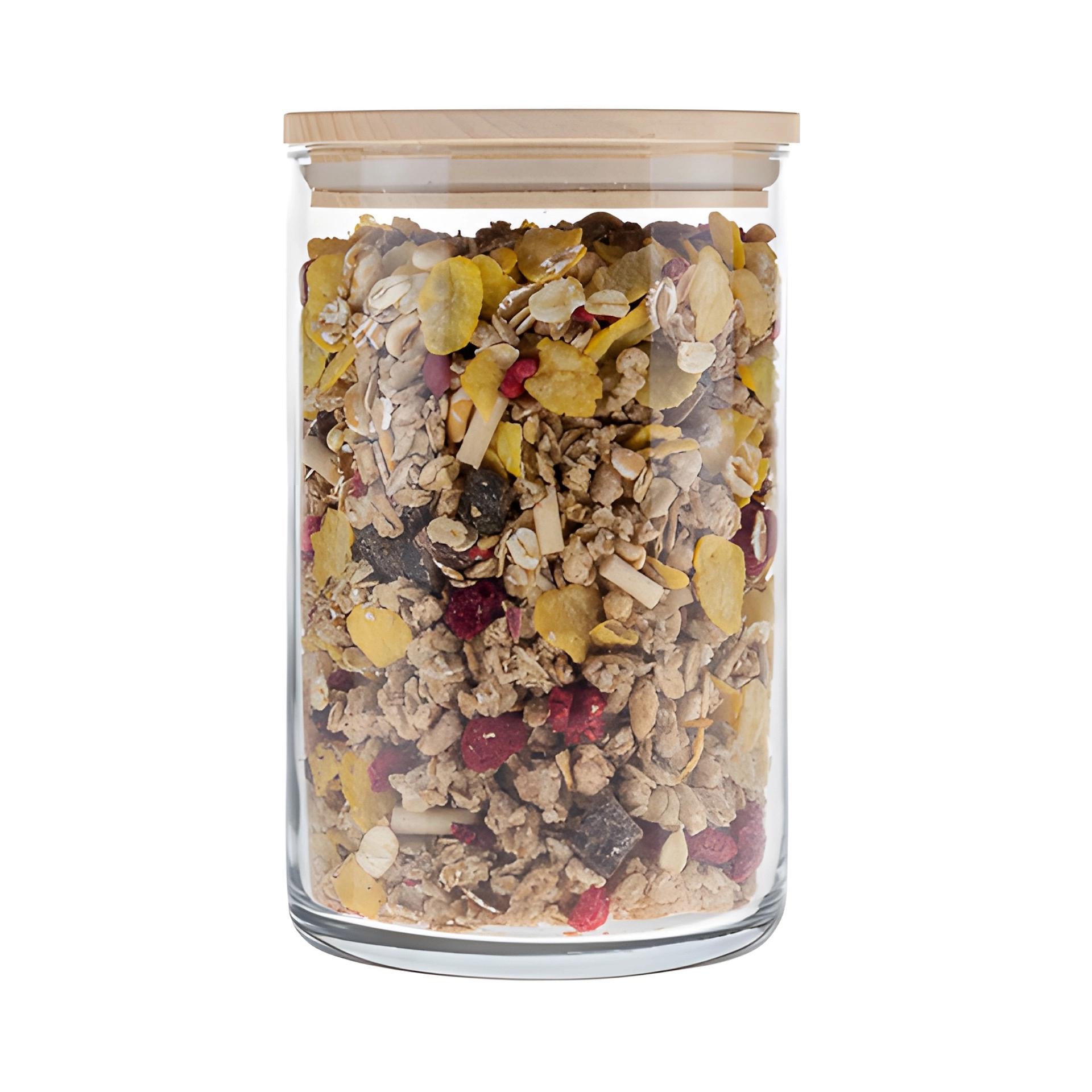 Vorratsglas 'Inga'  880 ml mit Holzdeckel