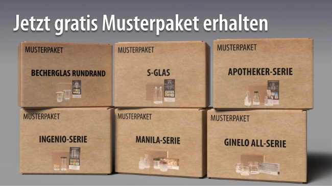 Jetzt gratis Musterpaket erhalten