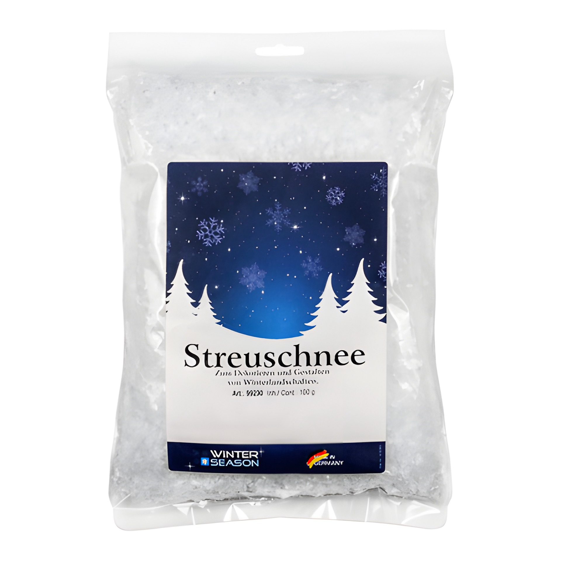 Deko-Schnee 'Streuschnee' aus Kunststoff, 100 g