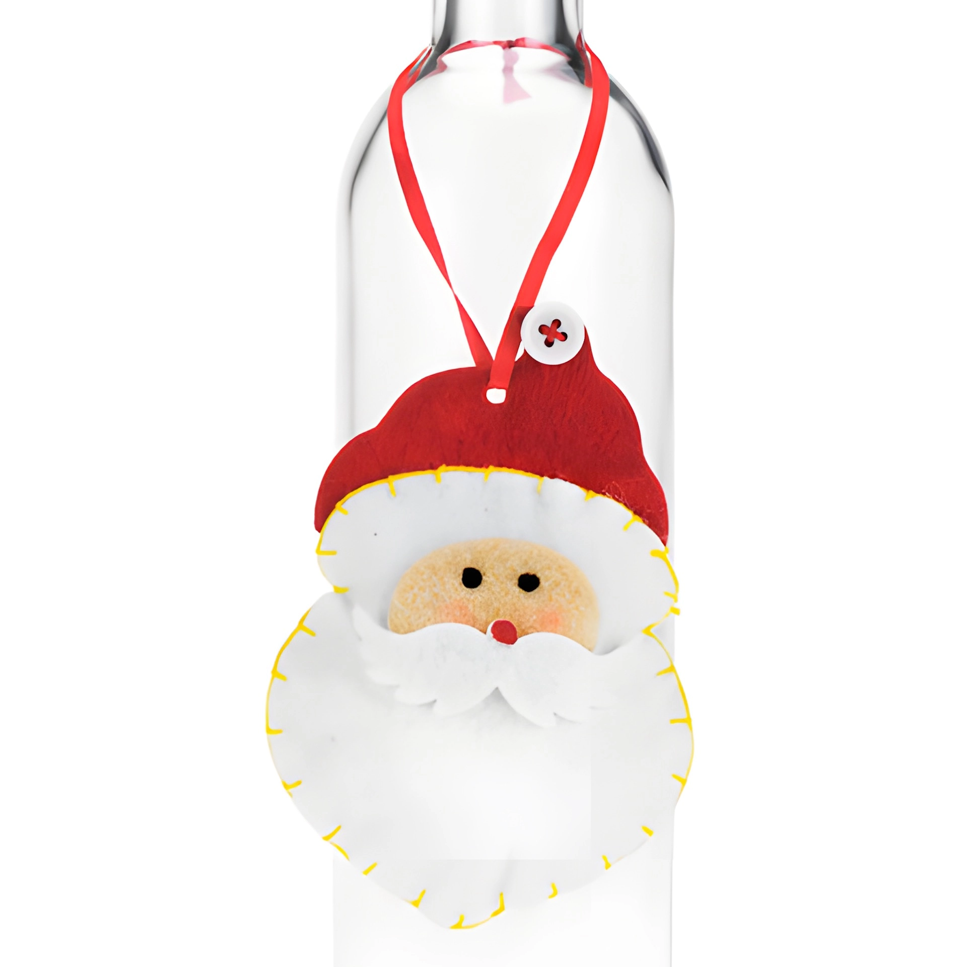 Filzanhänger 'Weihnachtsmann' wattiert