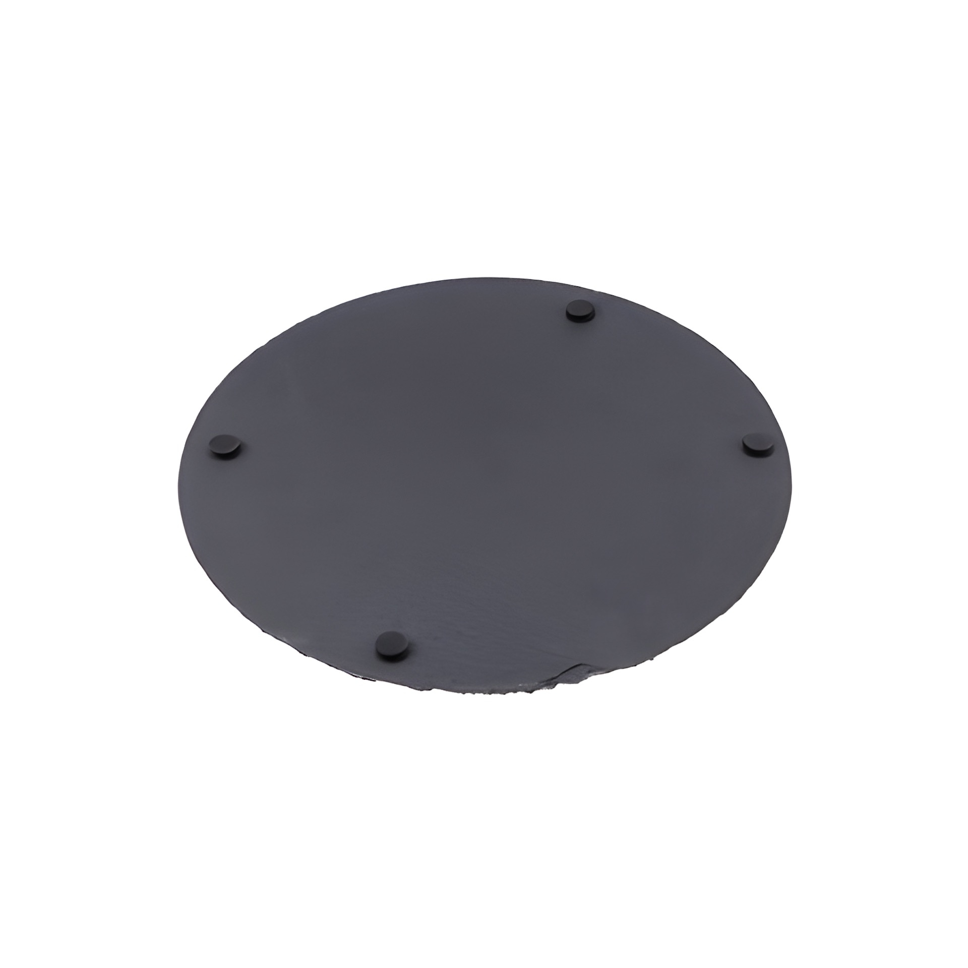 Servierplatte aus Schiefer Ø 25 cm (Karton, 12 Stück)
