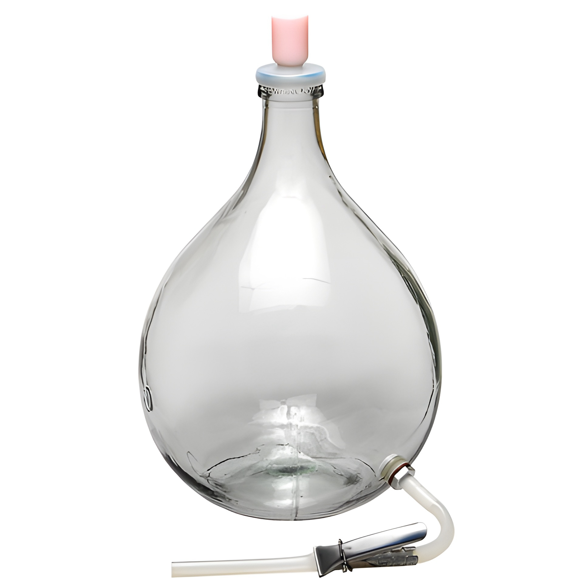 Glasballon 10000 ml gebohrt mit Ablassgarnitur
