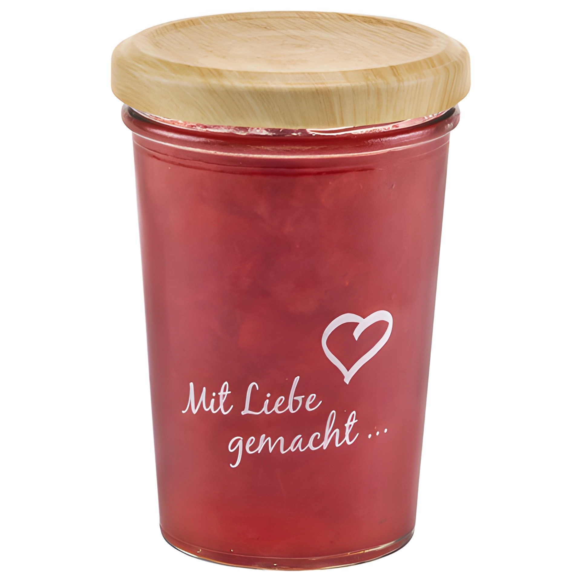 Becherglas 150 ml TO 66 'Mit Liebe gemacht'
